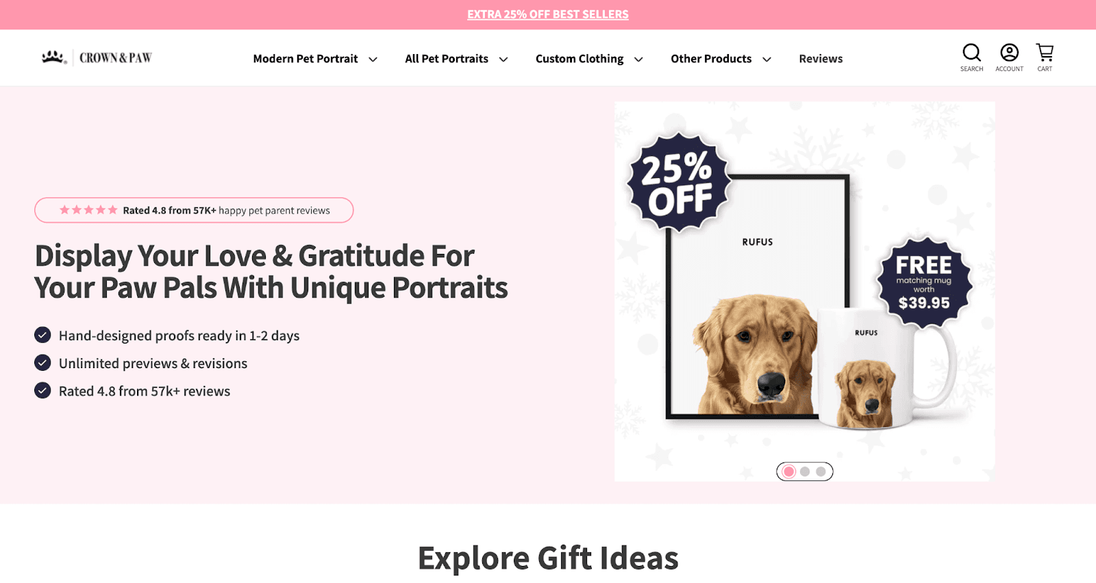 Crown & paw Dashboard image
