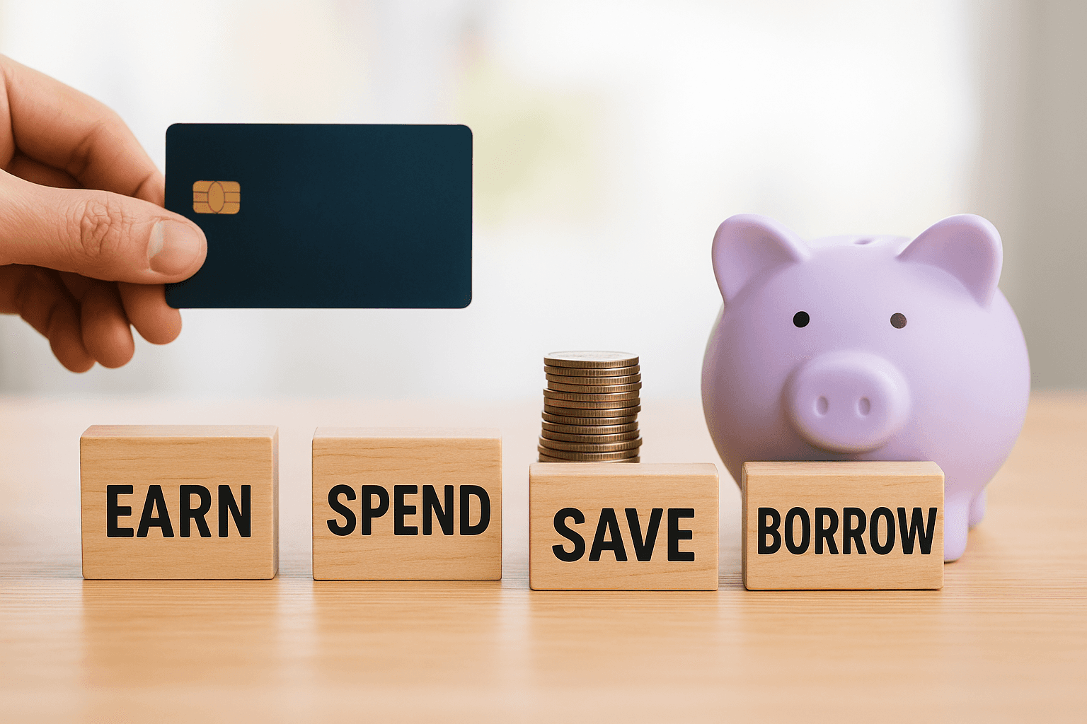 The basics: earn, spend, save, borrow, protect