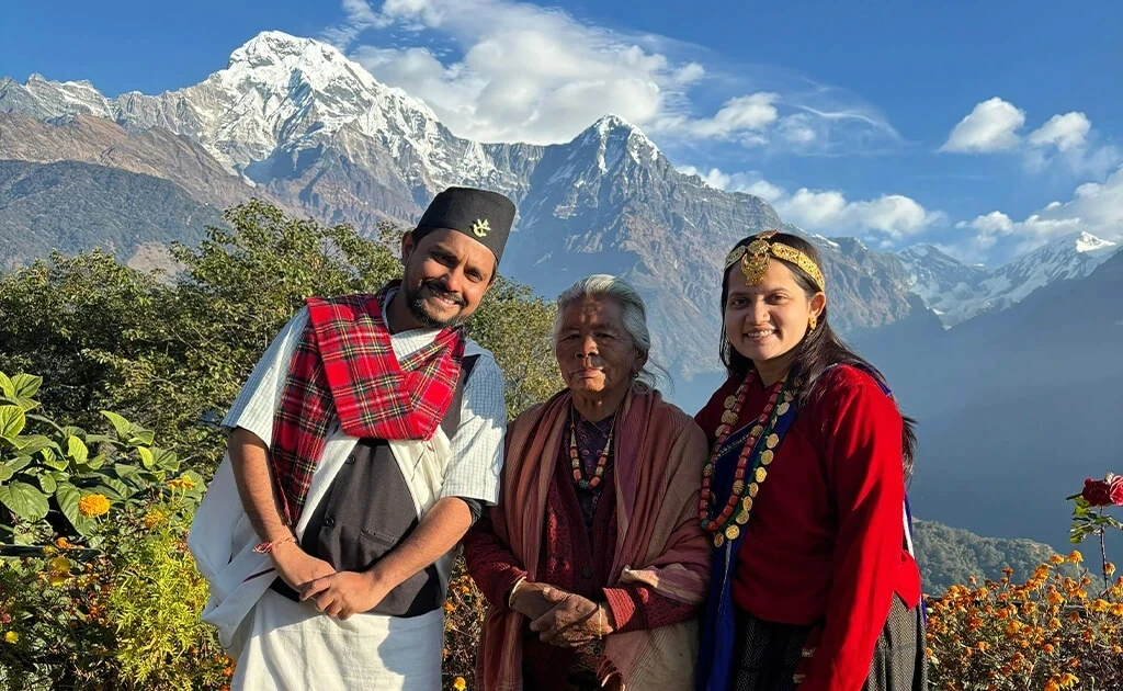 People in traditional attire