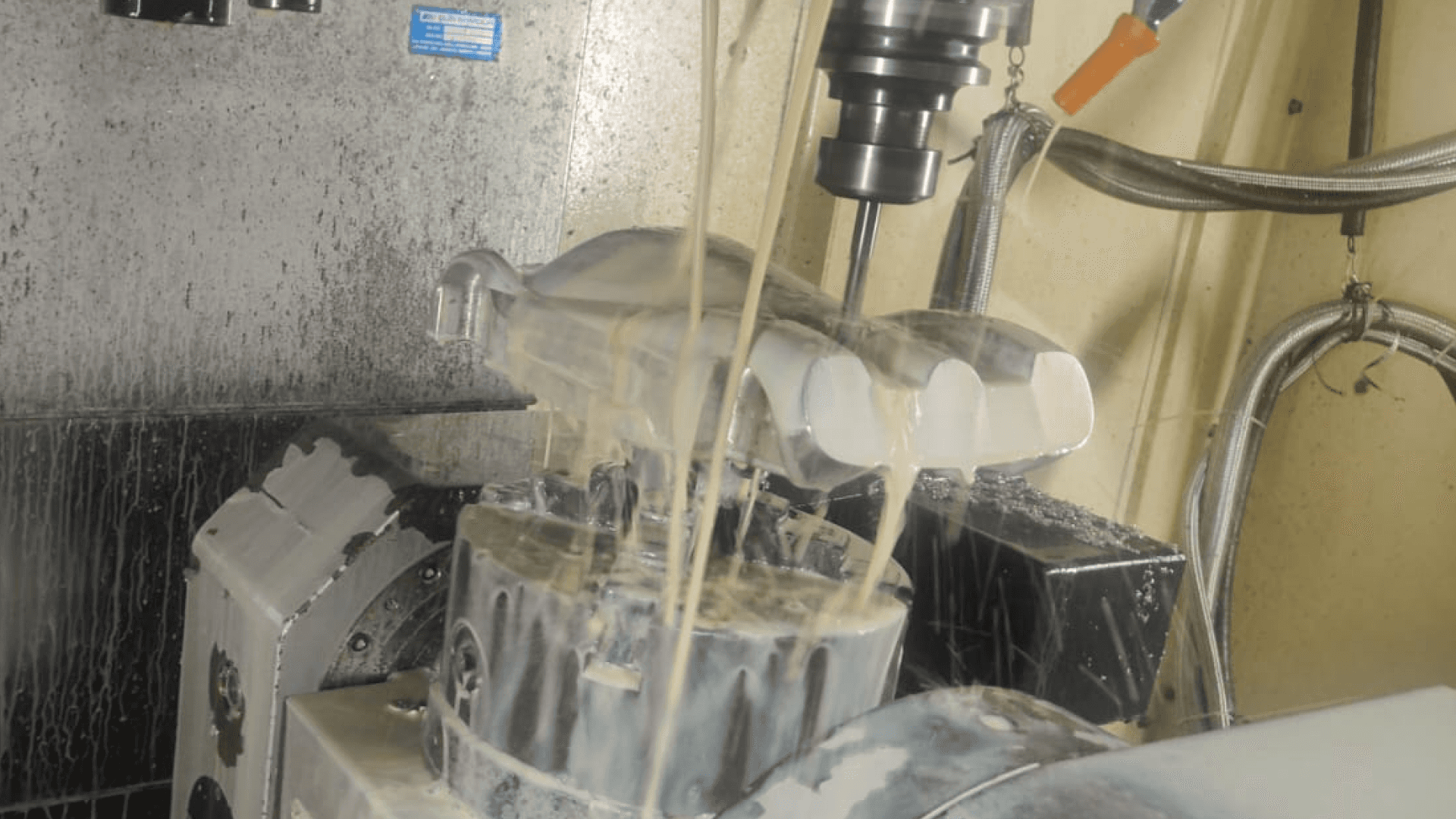 VMC machining process of Pagani Alisea 1:!2 scaled sculpture.