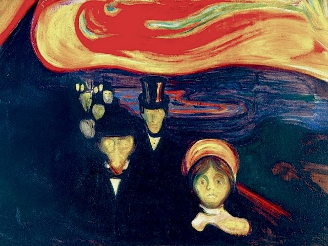 Edvard Munch Anxiety Widened with Generative Fill