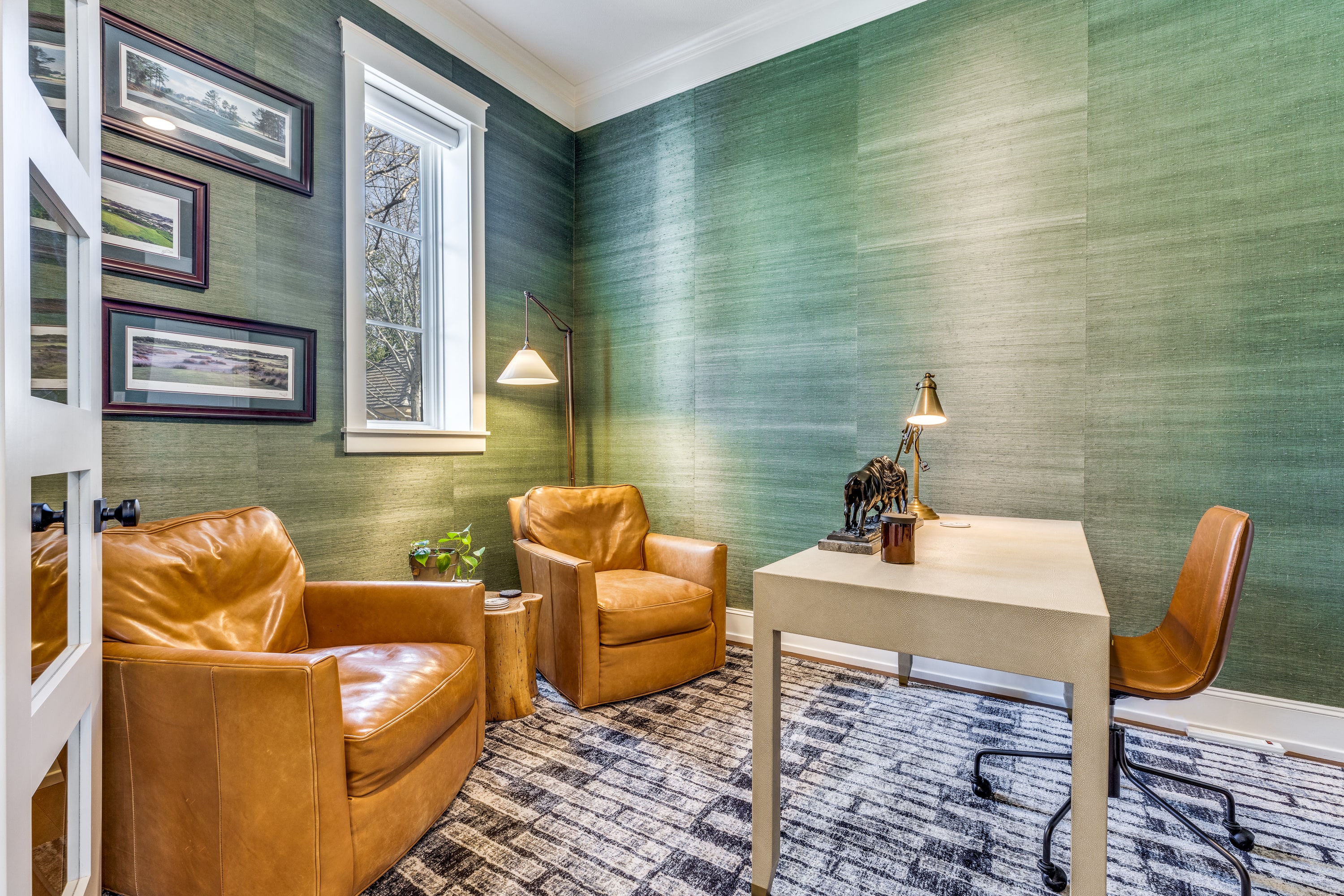 luxury home office remodel