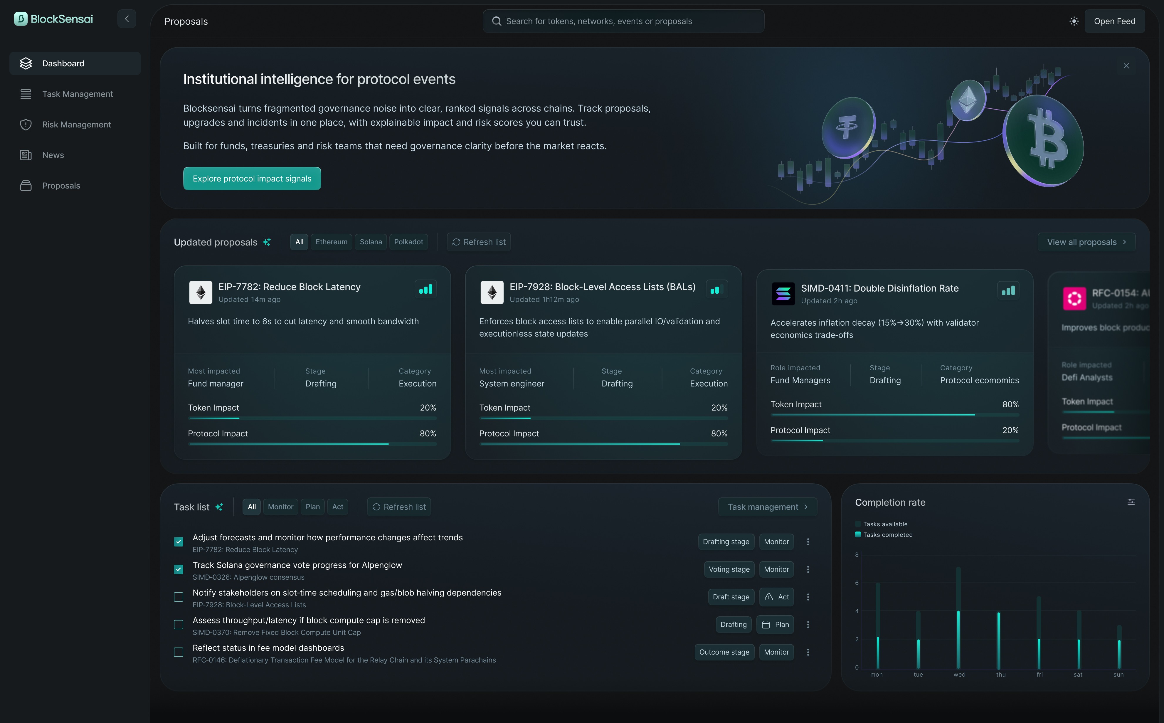 Blocksensai Desktop view