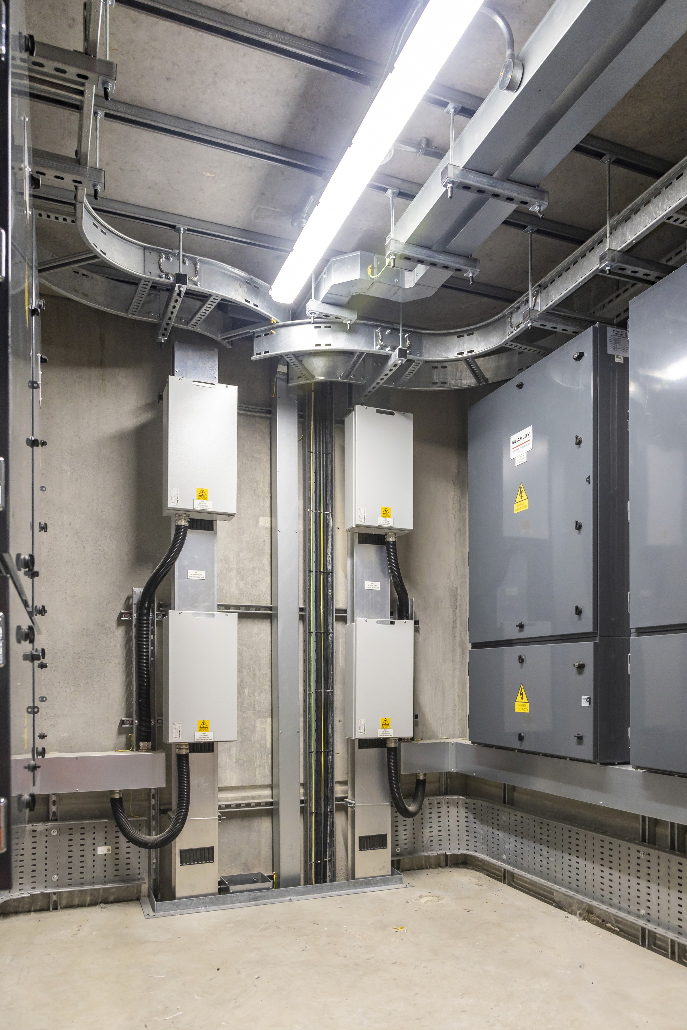 An electrical rail project completed by DPH 