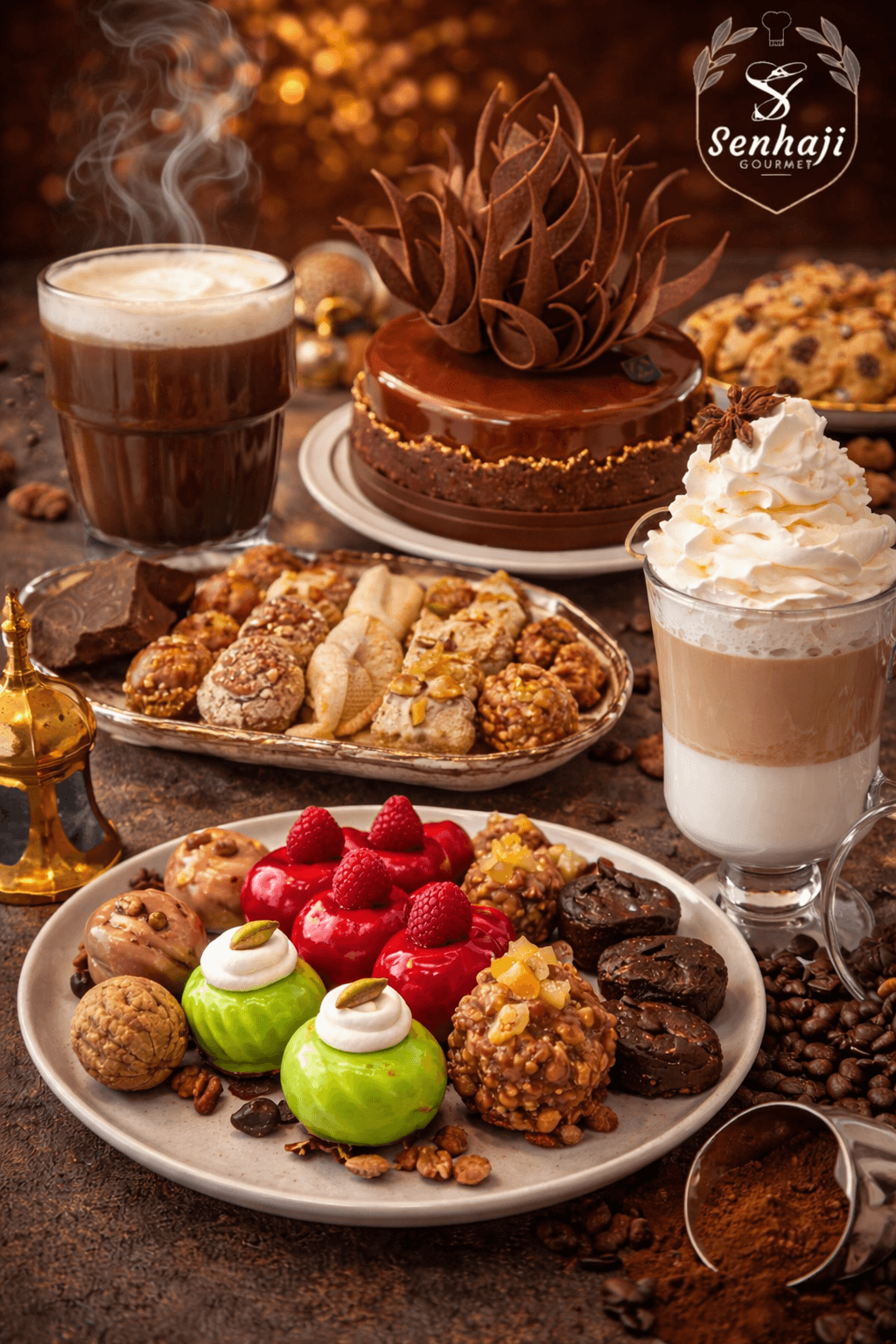 A diverse selection of Senhaji Gourmet products