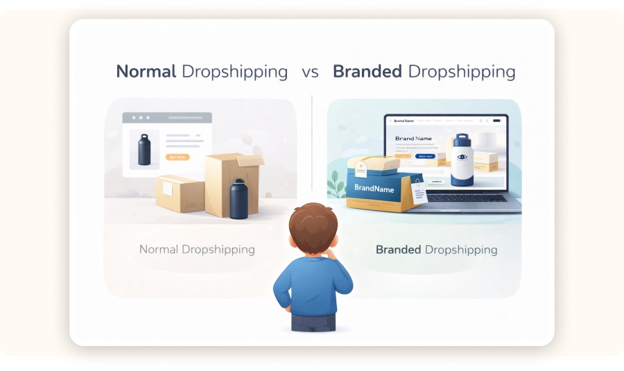 Branded Dropshipping vs Normal Dropshipping
