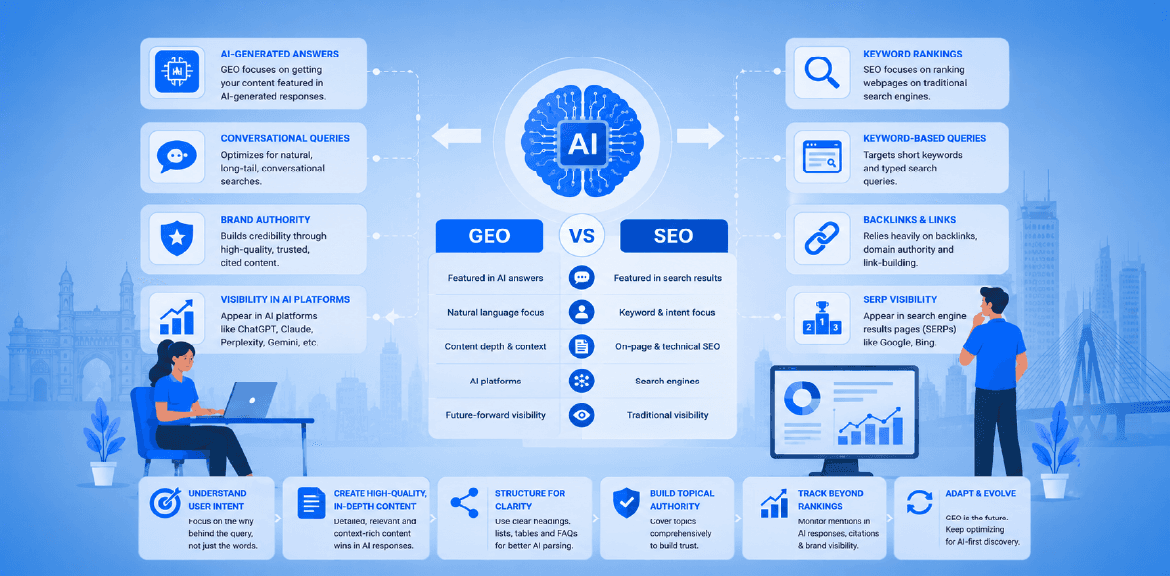How GEO works in AI search engines