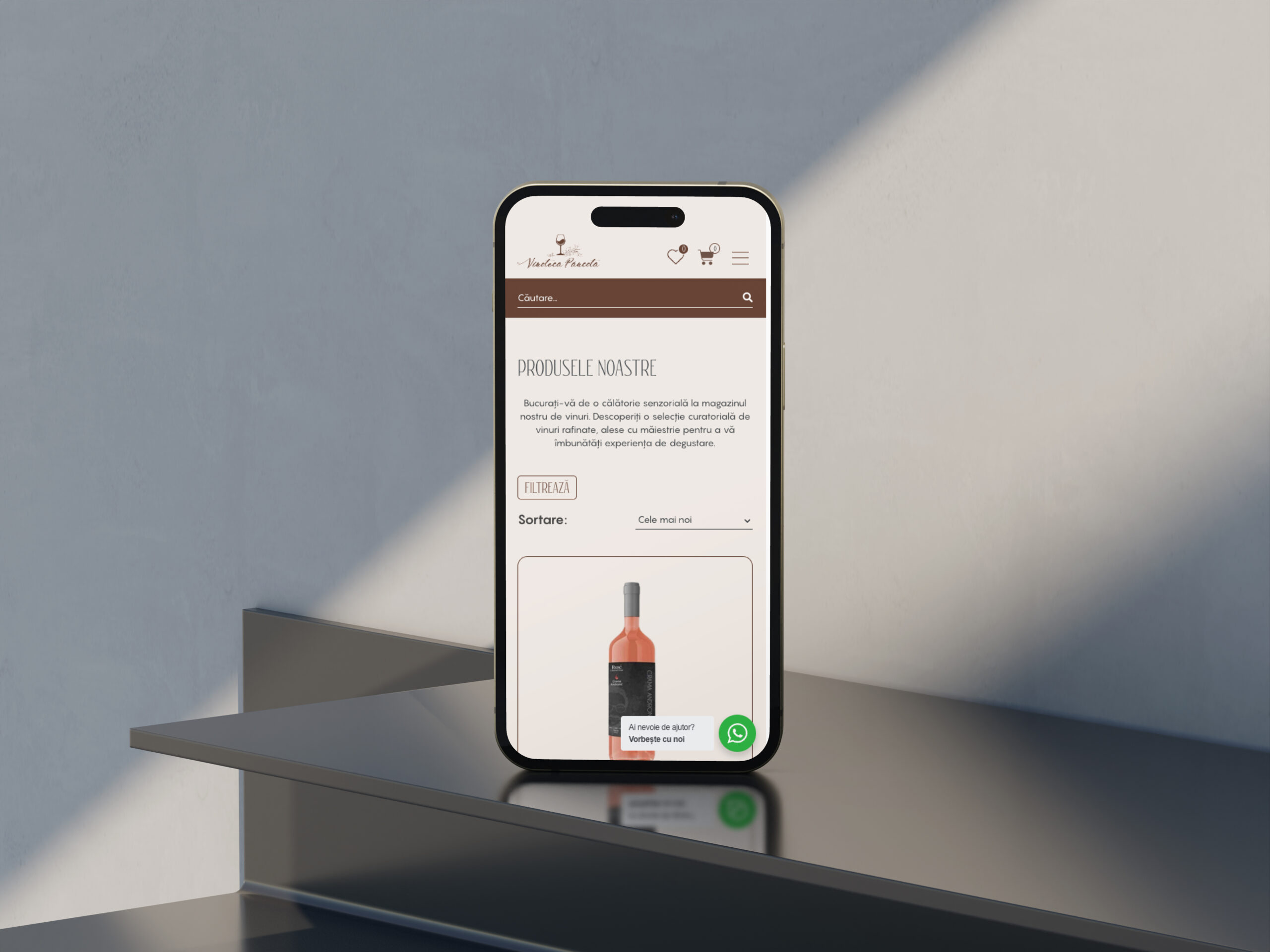 Mockup Phone Wine