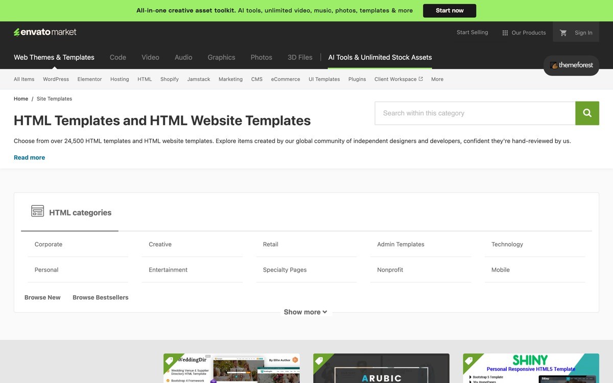 Best SaaS Landing Page Template with ThemeForest