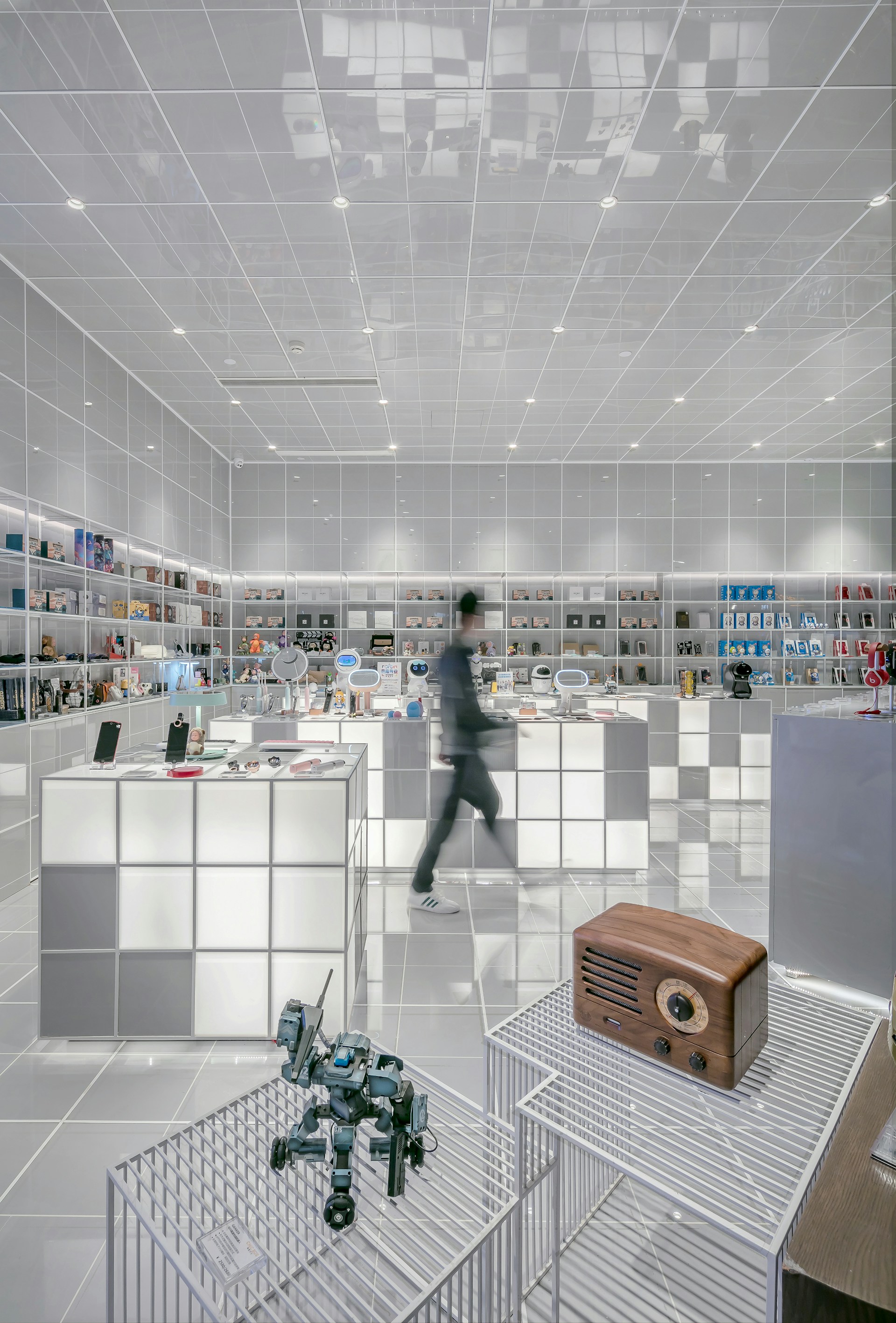 a man in the store