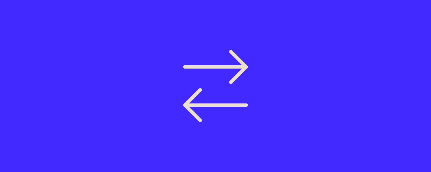 Bi-directional arrow icon