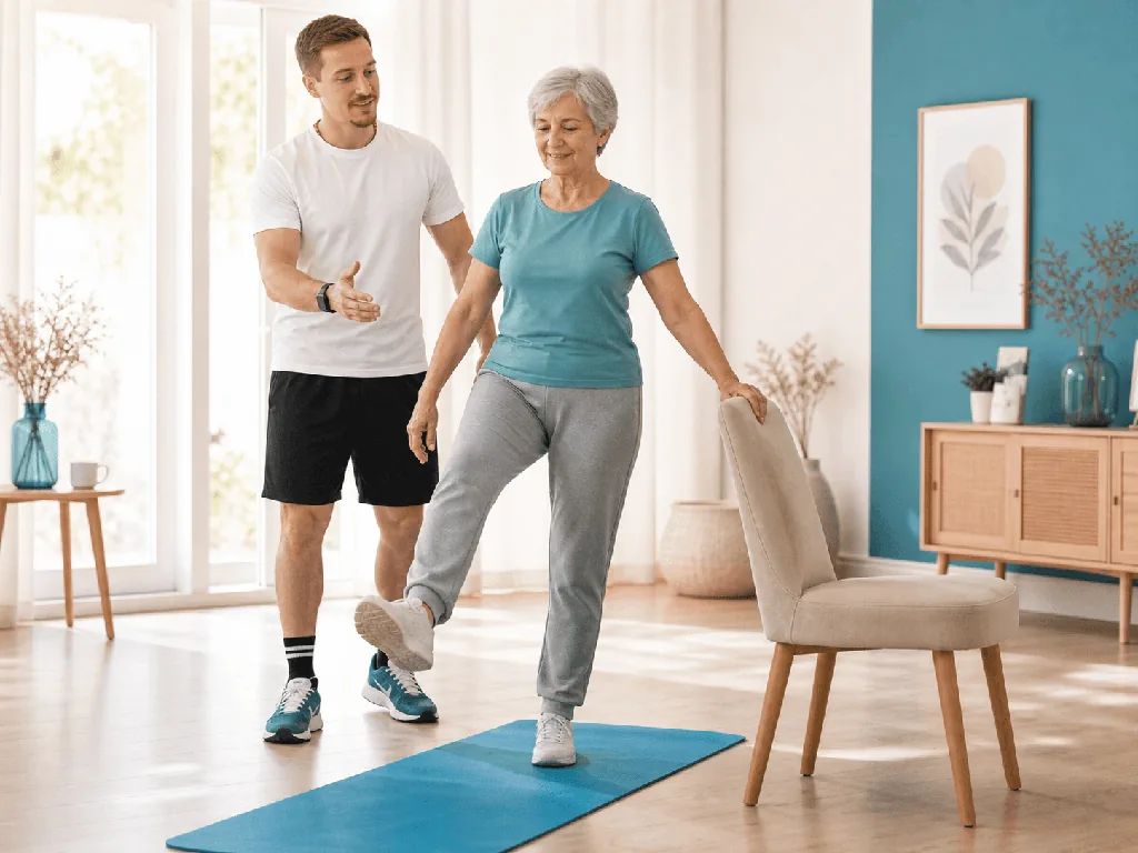 Activité physique adaptée (APA) à domicile