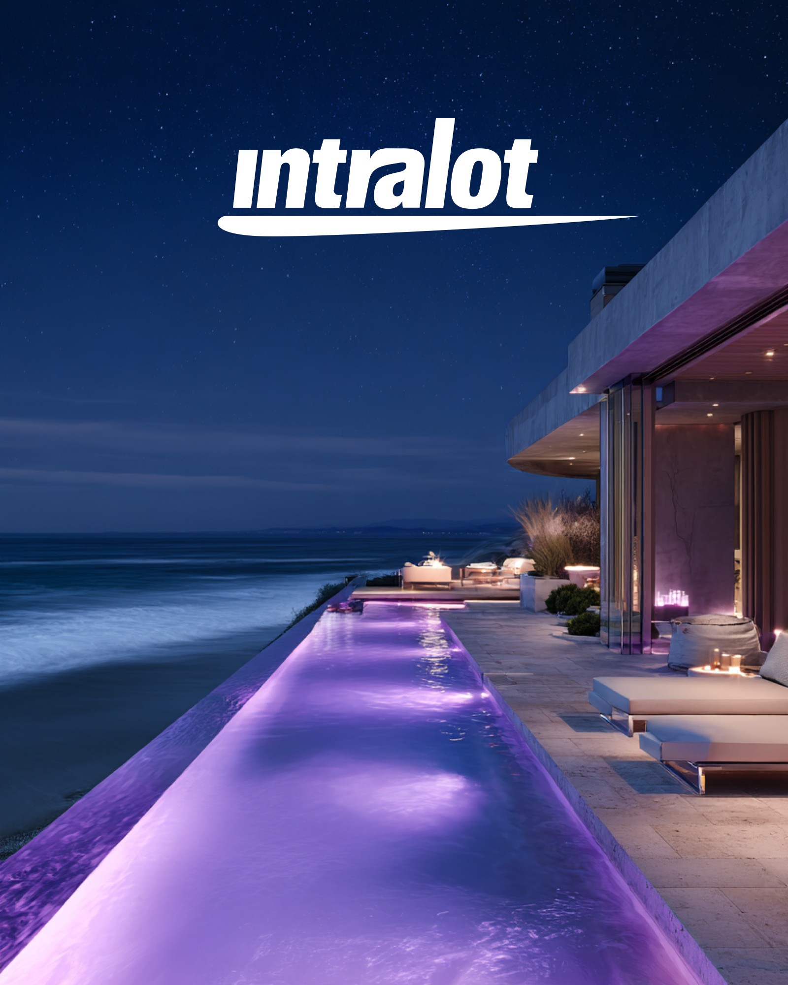 Intralot Mobile Lottery app promotional visual for lottery gameplay