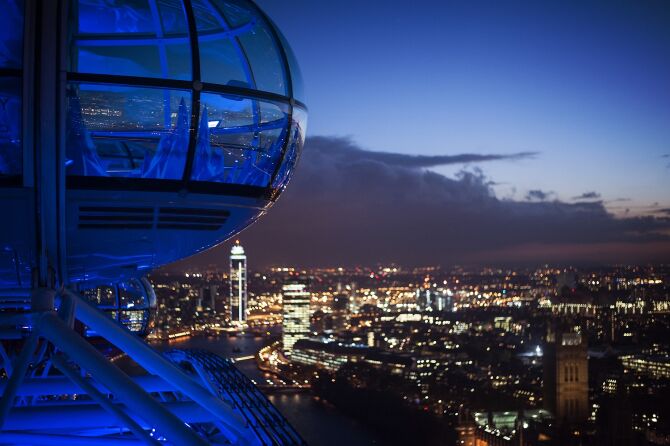 See the city through the London Eye