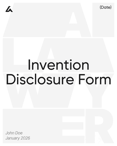 Invention Disclosure Form