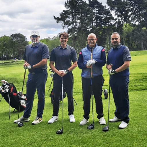 Vianet and Customers Playing Golf 