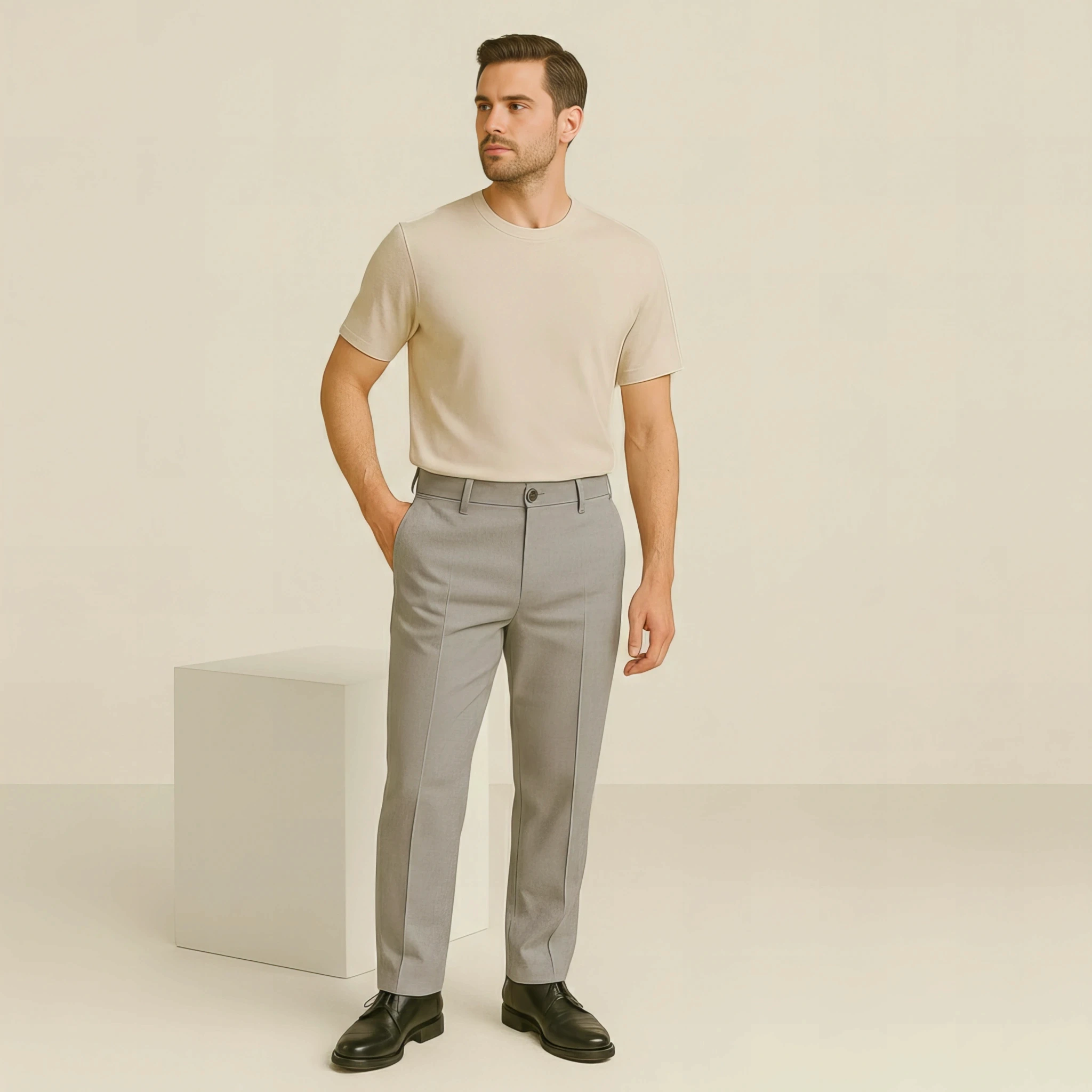 Essential Tee T-Shirt in Warm Sand