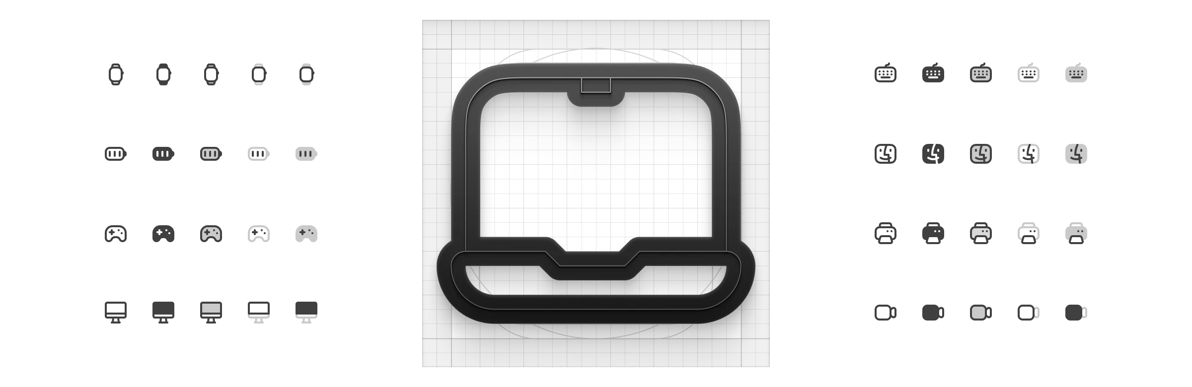 Minimalist artificial intelligence icon, AI design, smart robotics, neural network, digital tech vector, futuristic AI UI graphic, machine learning, cognitive computing, innovative tech symbol.
