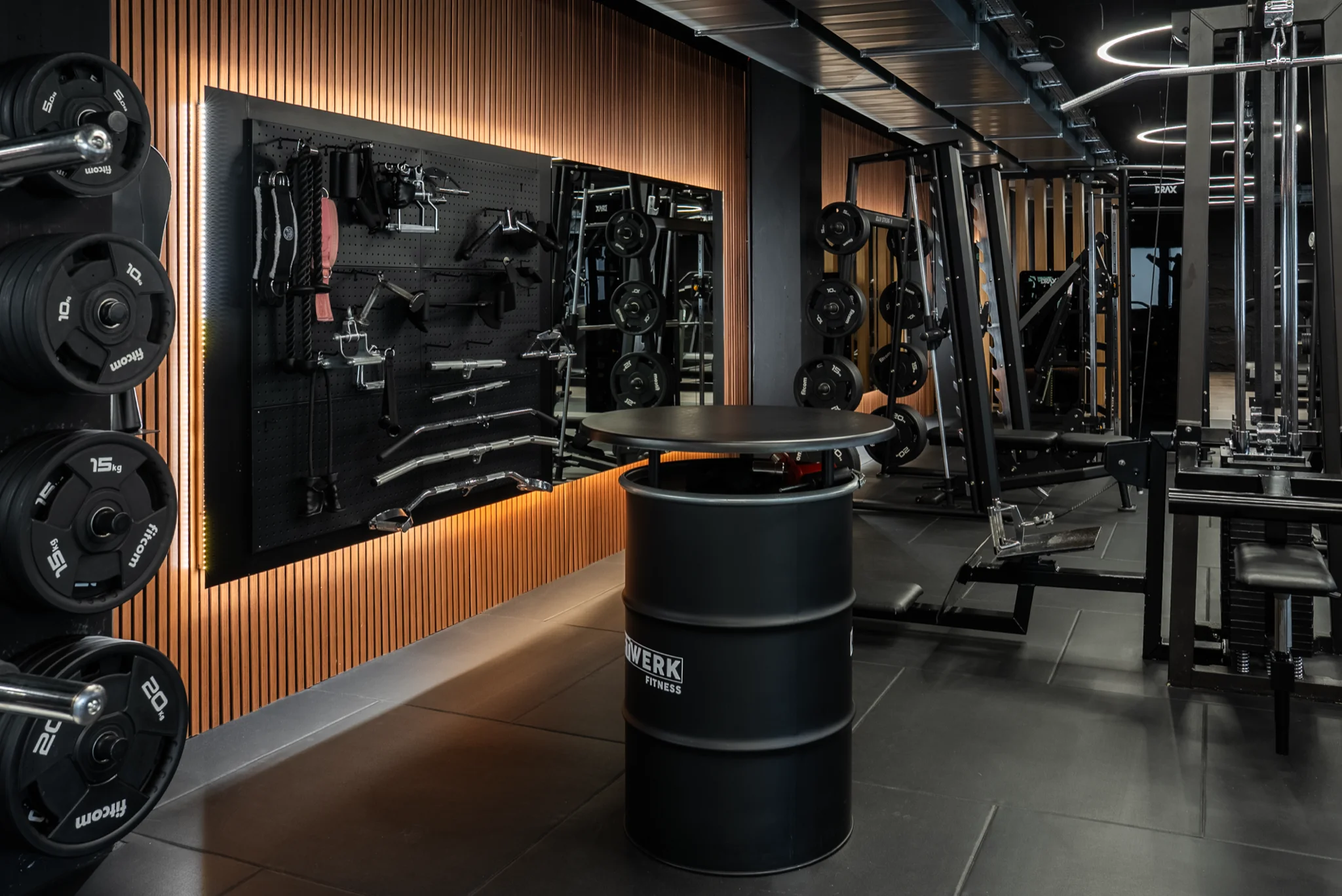 Kraftwerk Fitness Heerbrugg Upper Body & Free Weights Bereich