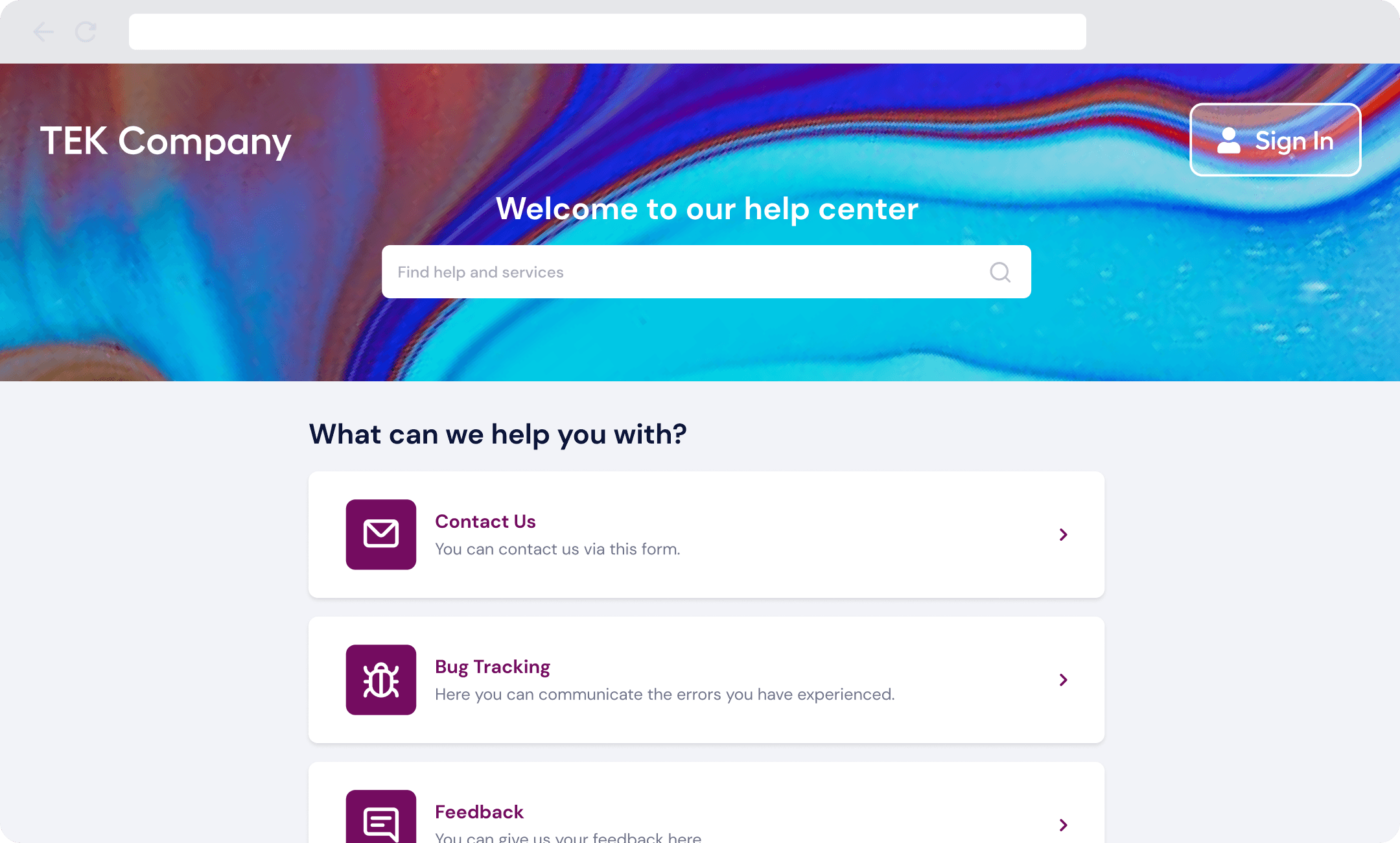 User Portal Image