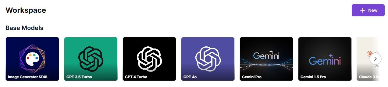 top llm offered including GPT-3.5,&nbsp;GPT-4,&nbsp;GPT-4o, Claude 3 Haiku, Claude 3 Sonnet, Claude 3 Opus, Google Gemini Pro, Google Gemini 1.5 Pro, Meta LLaMA 3 8B, and&nbsp;Meta LLaMA 3 70B