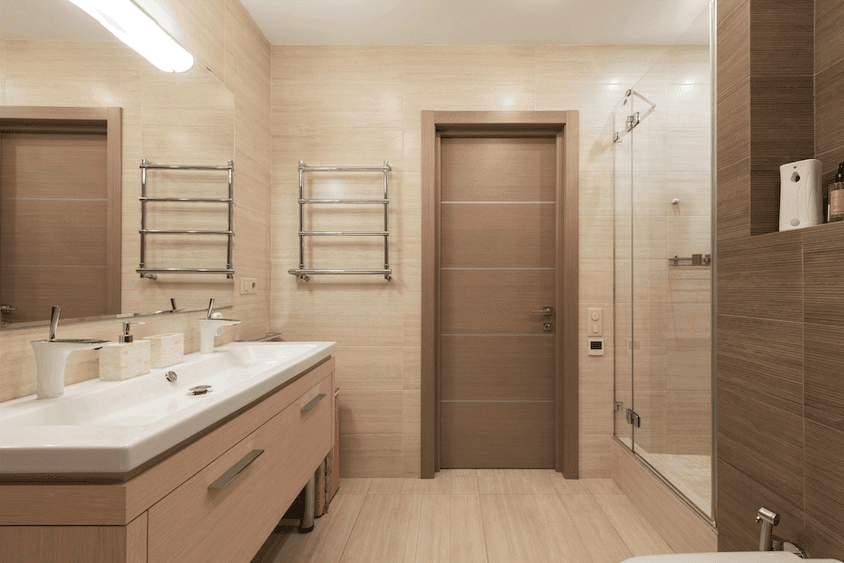 Badezimmer im Neubau
