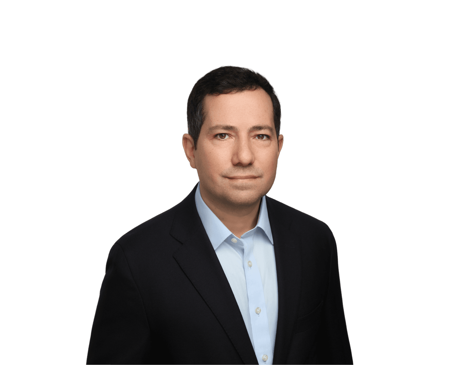 David Spitz, Chief Marketing & Strategy Officer, smiling in a dark sweater.