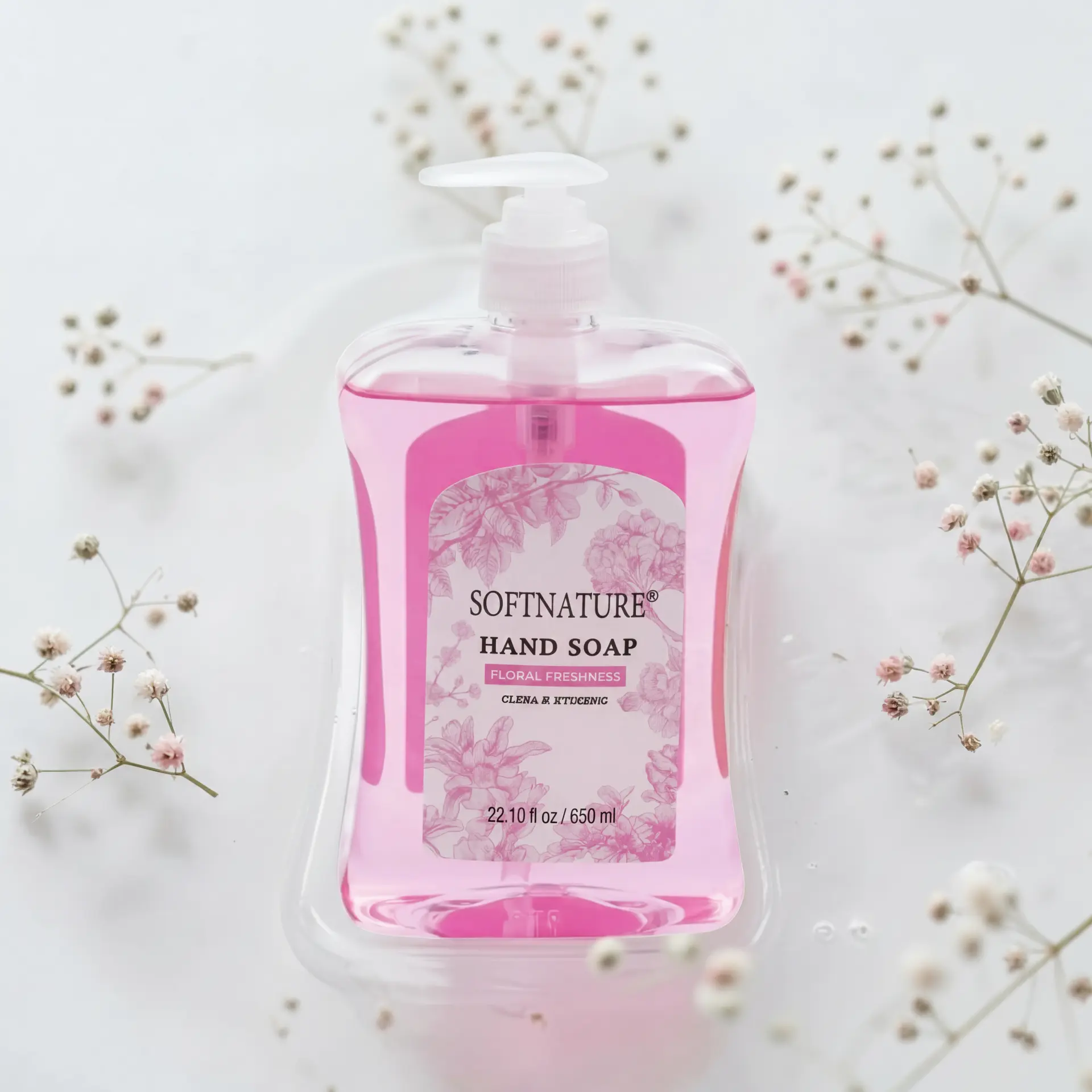 Custom packaging hand wash for retail chains