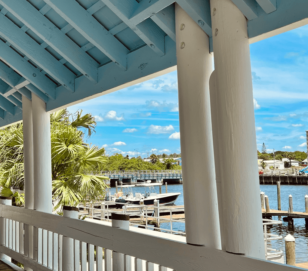 Taylor creek marina dock view