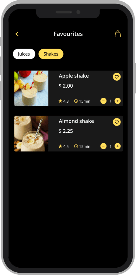 Juice & Shake mania project feature image 4