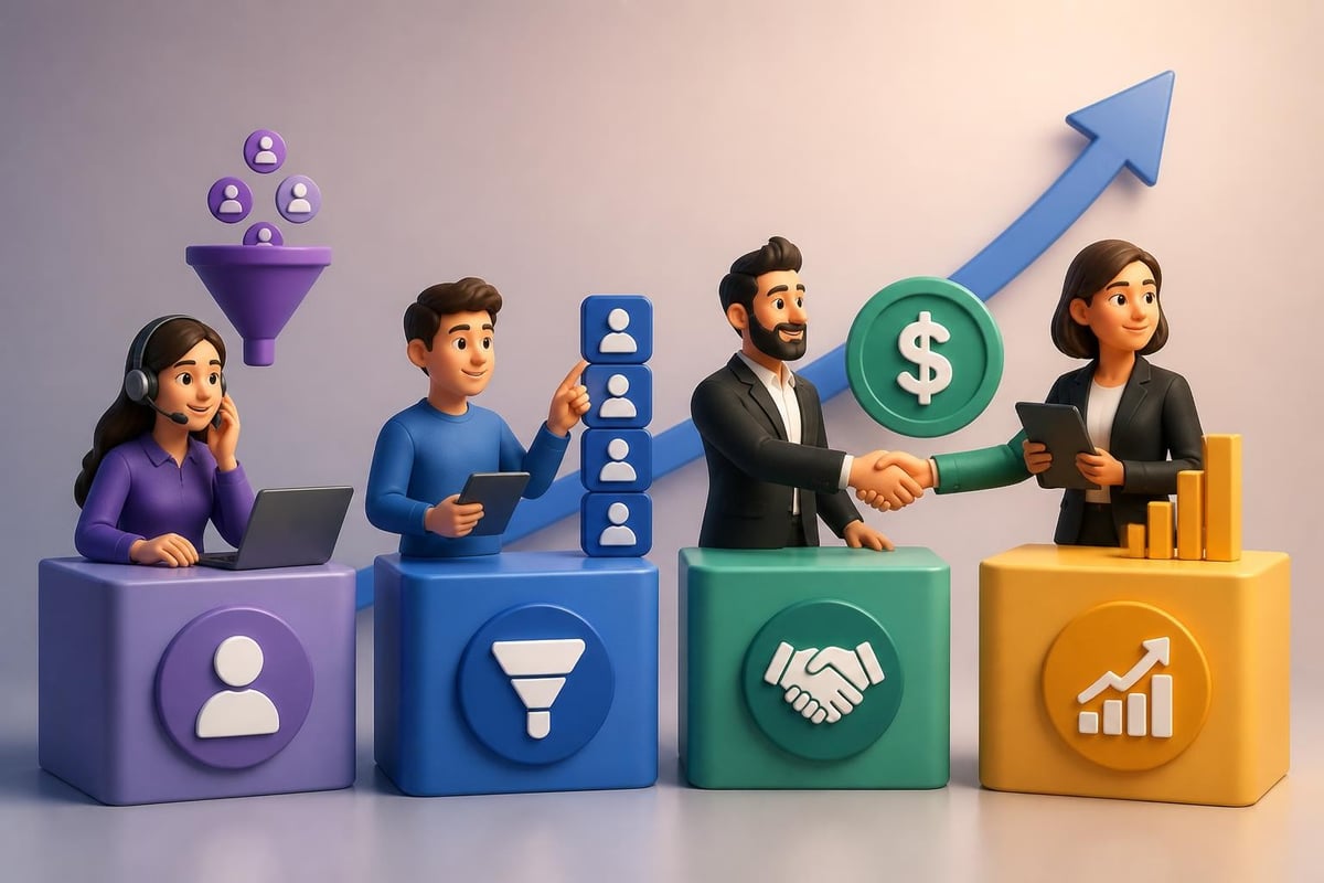 Sales representative role specializations