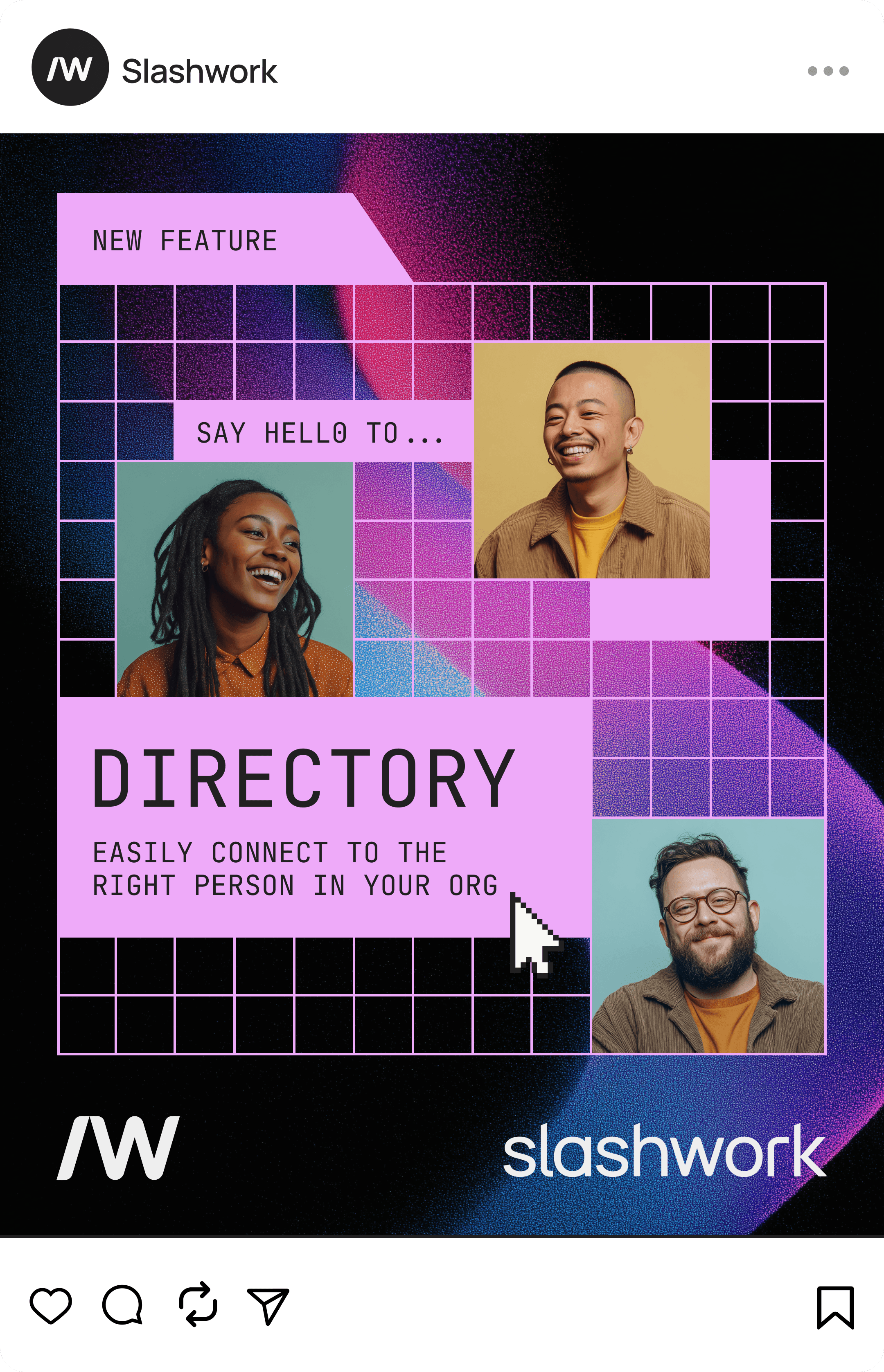 Social media post design