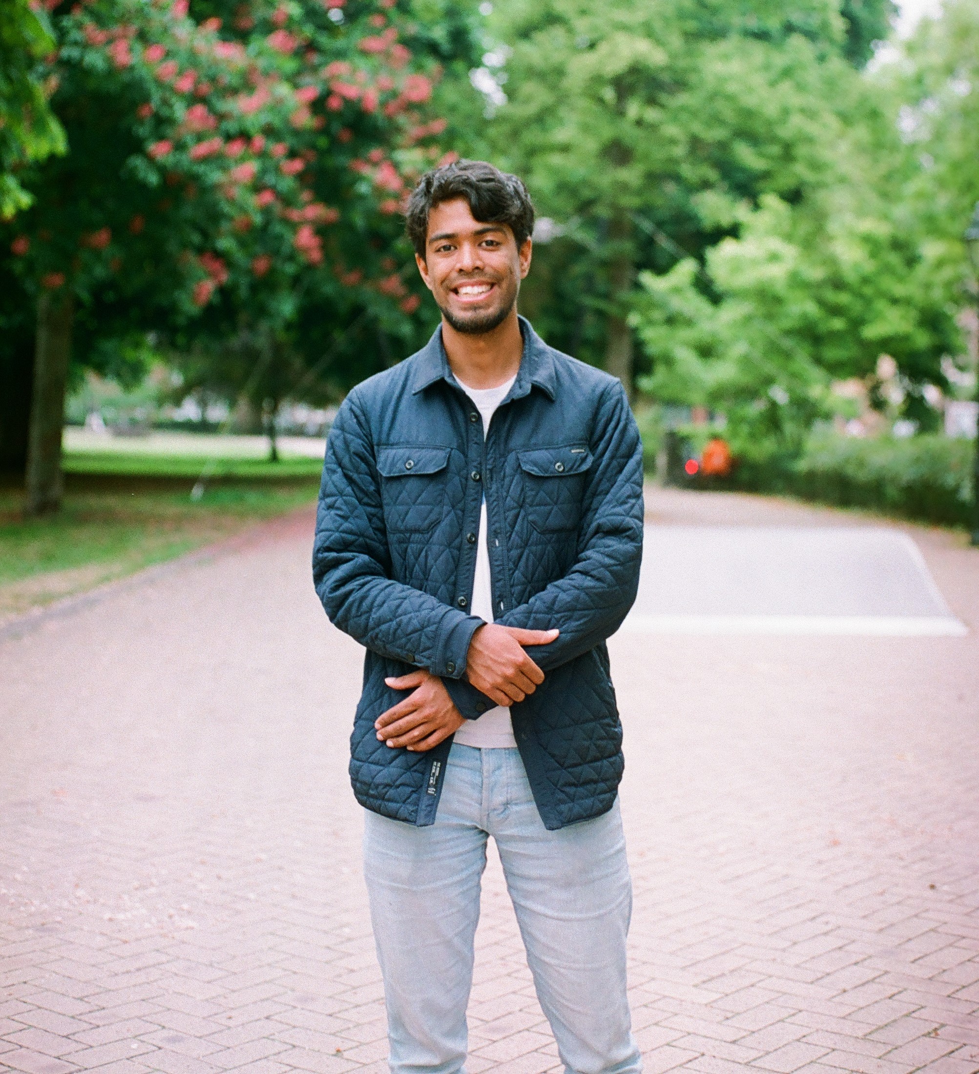 Portrait of portfolio creator – front view