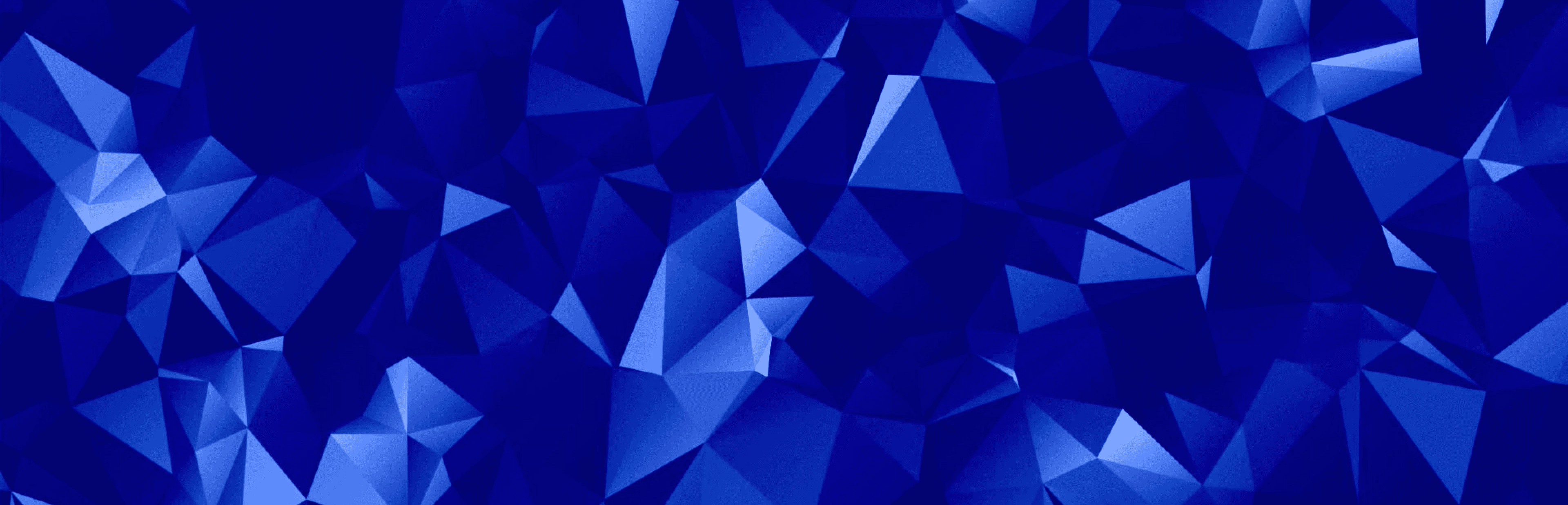 Unique blend of various shades of blue, triangluar shapes for an aesthetic appeal