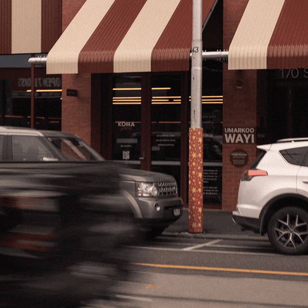 Image of the Kora Pilate Reformer studio in Coburg from the street