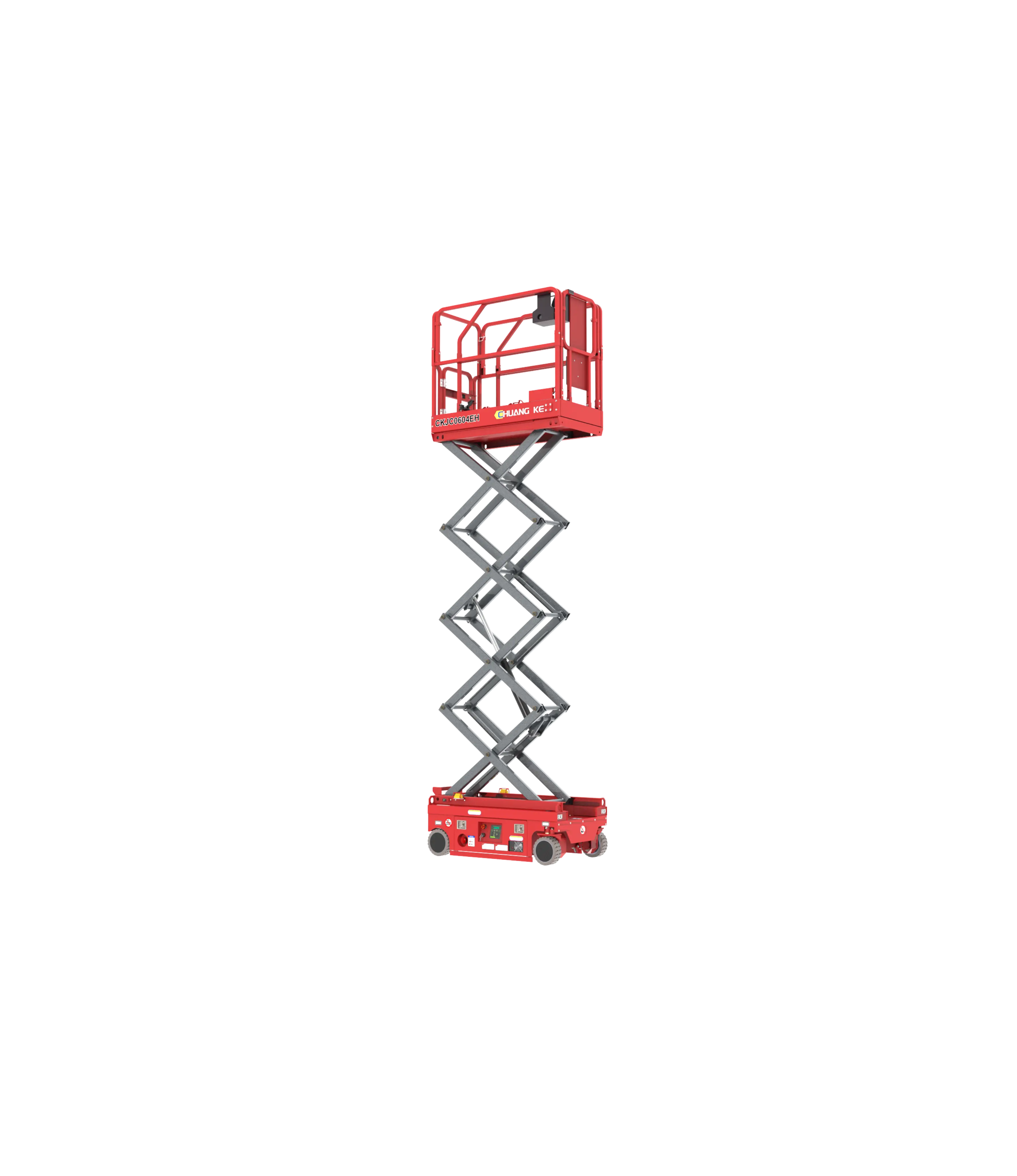 WIZPLUS Construction Solution WIZPLUS Small Electric Scissor Lift Platform (Hydraulic Steering)