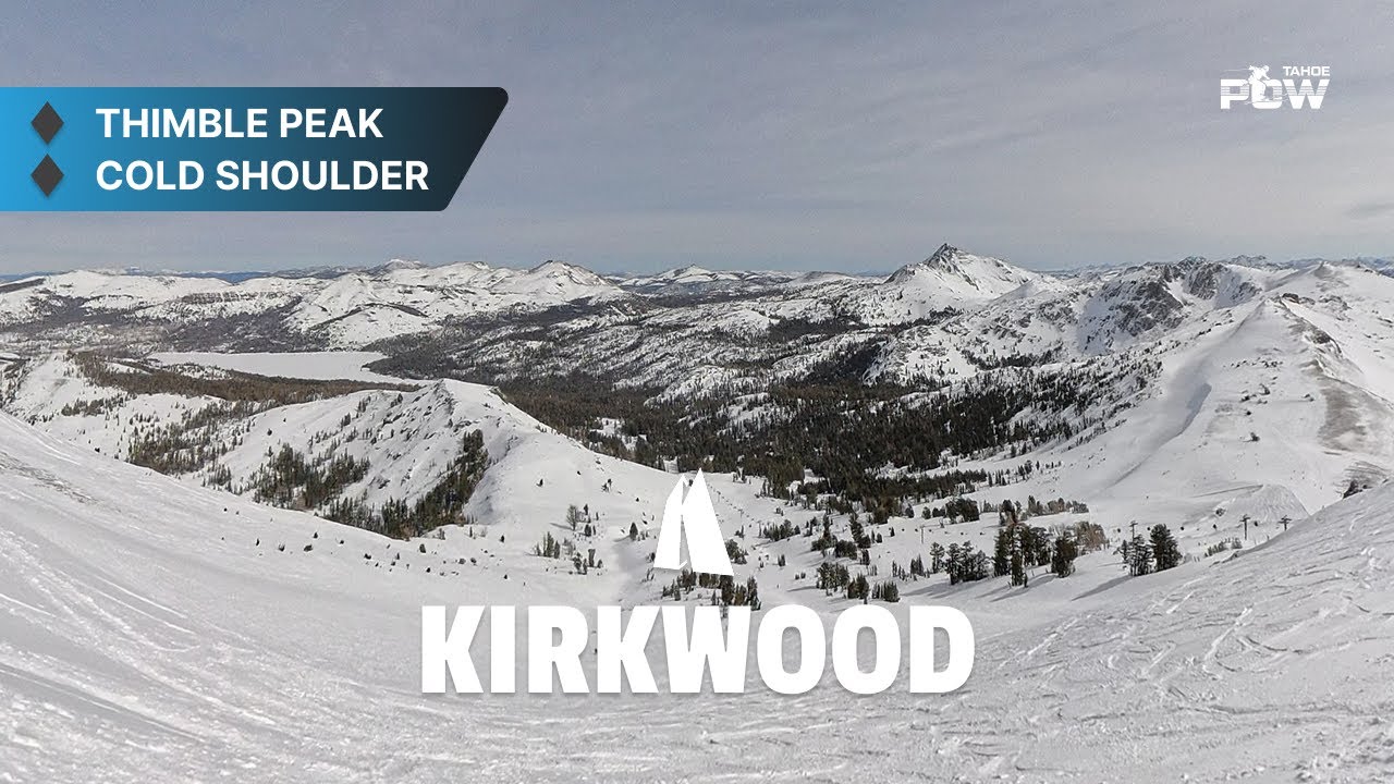 Thimble Peak to Cold Shoulder to Lower Elevator Shaft Kirkwood – Extreme to Intermediate Descent