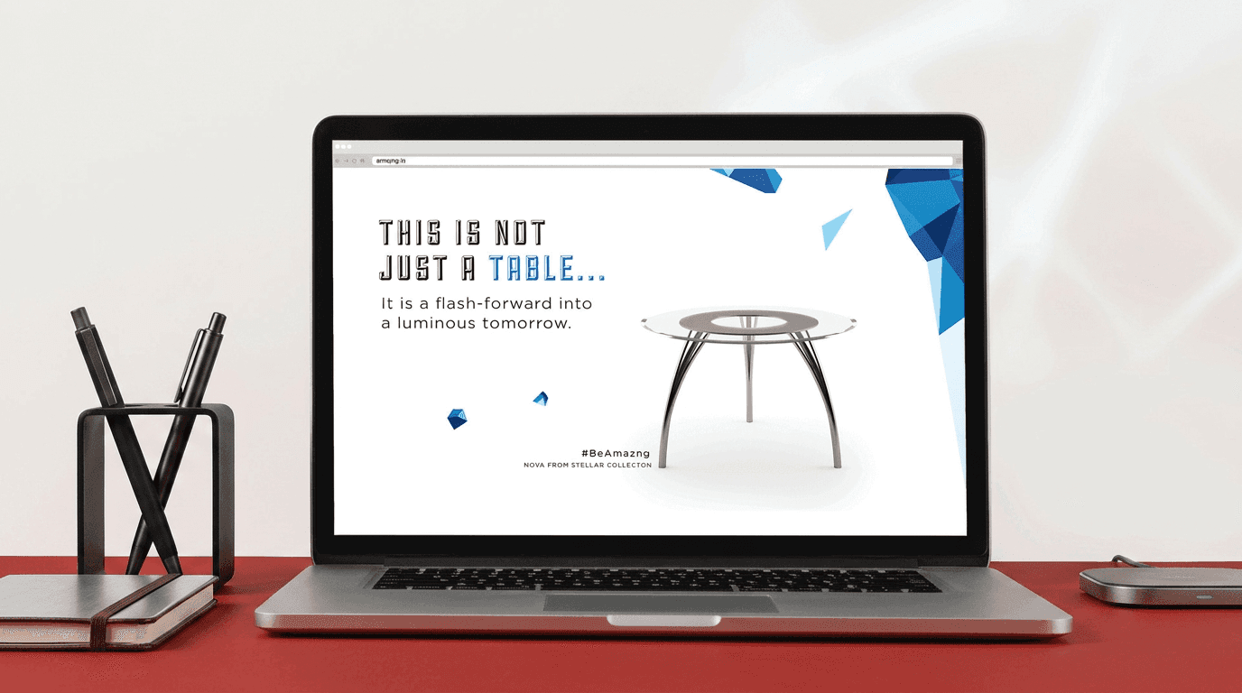 Amazng Furniture & Accessories | Digital-First Brand Identity for a premium Indian furniture brand