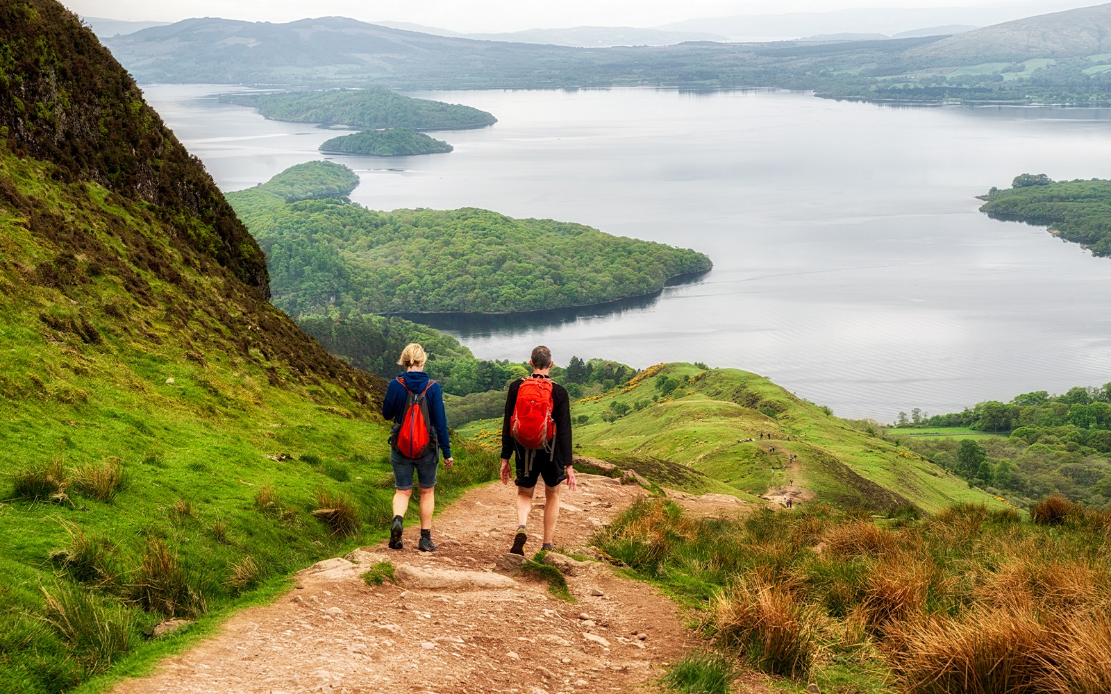 スコットランド高地でのハイキング