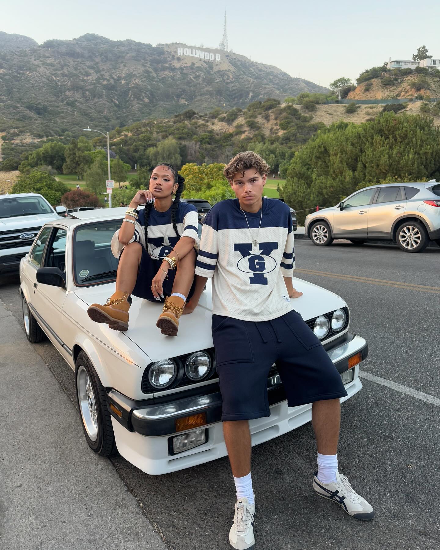 man reading magazine