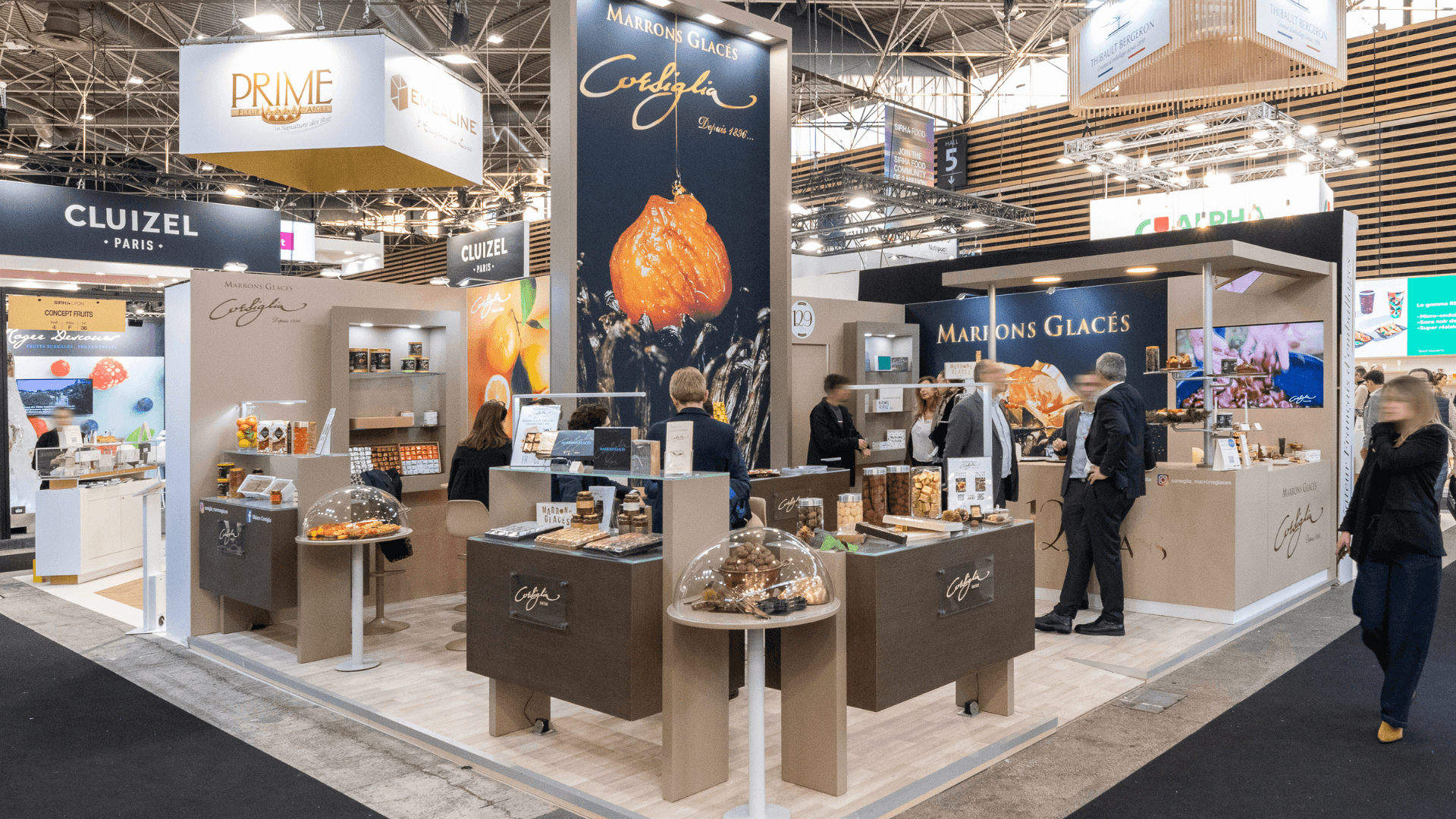 Stand Corsiglia au Sirha par Expace