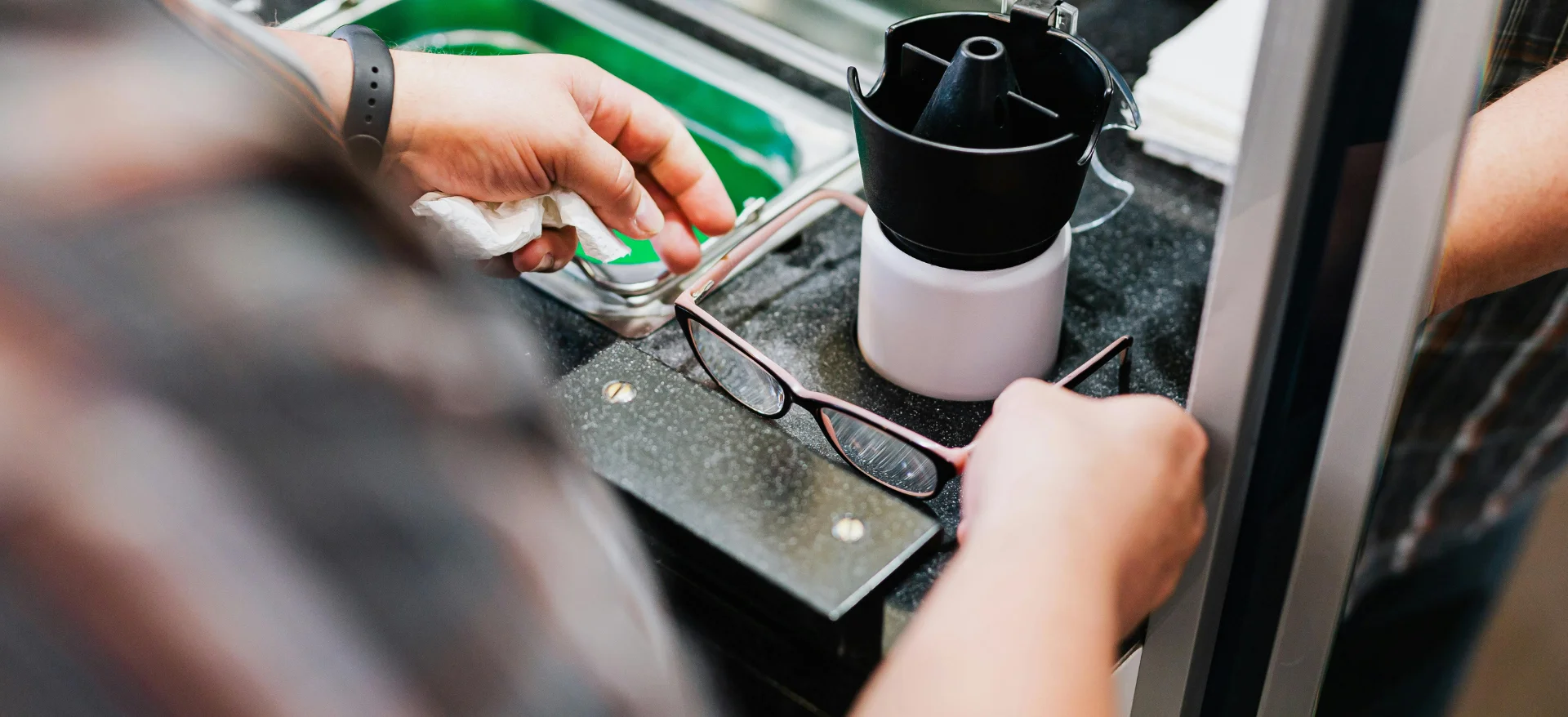 Réparation de lunettes