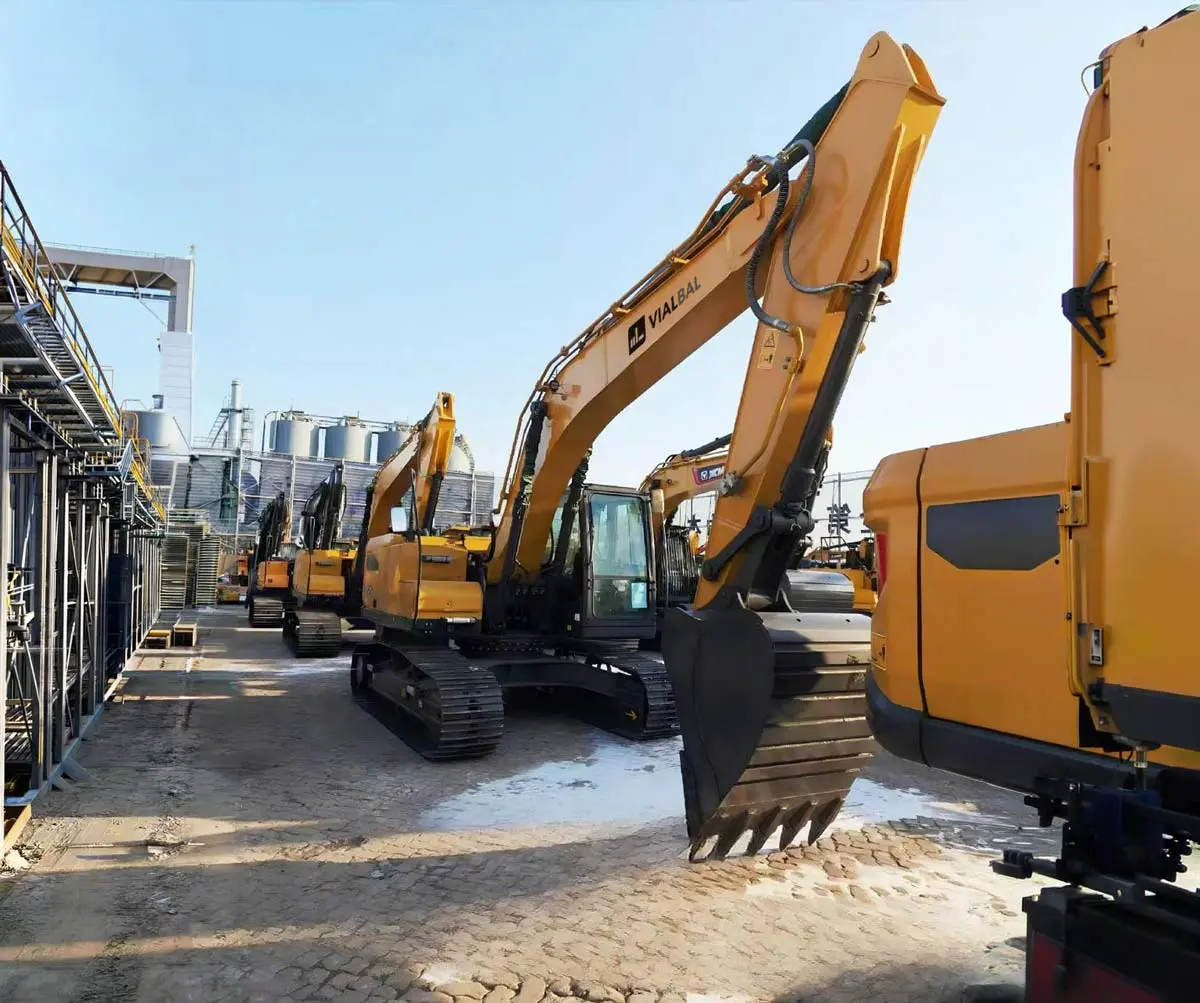 Excavadora Vialbal de la marca XCMG