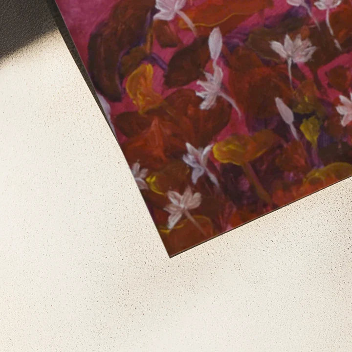 premium art poster and canvas prints, with originals available, from QART , of the artwork " Lily Sunset "