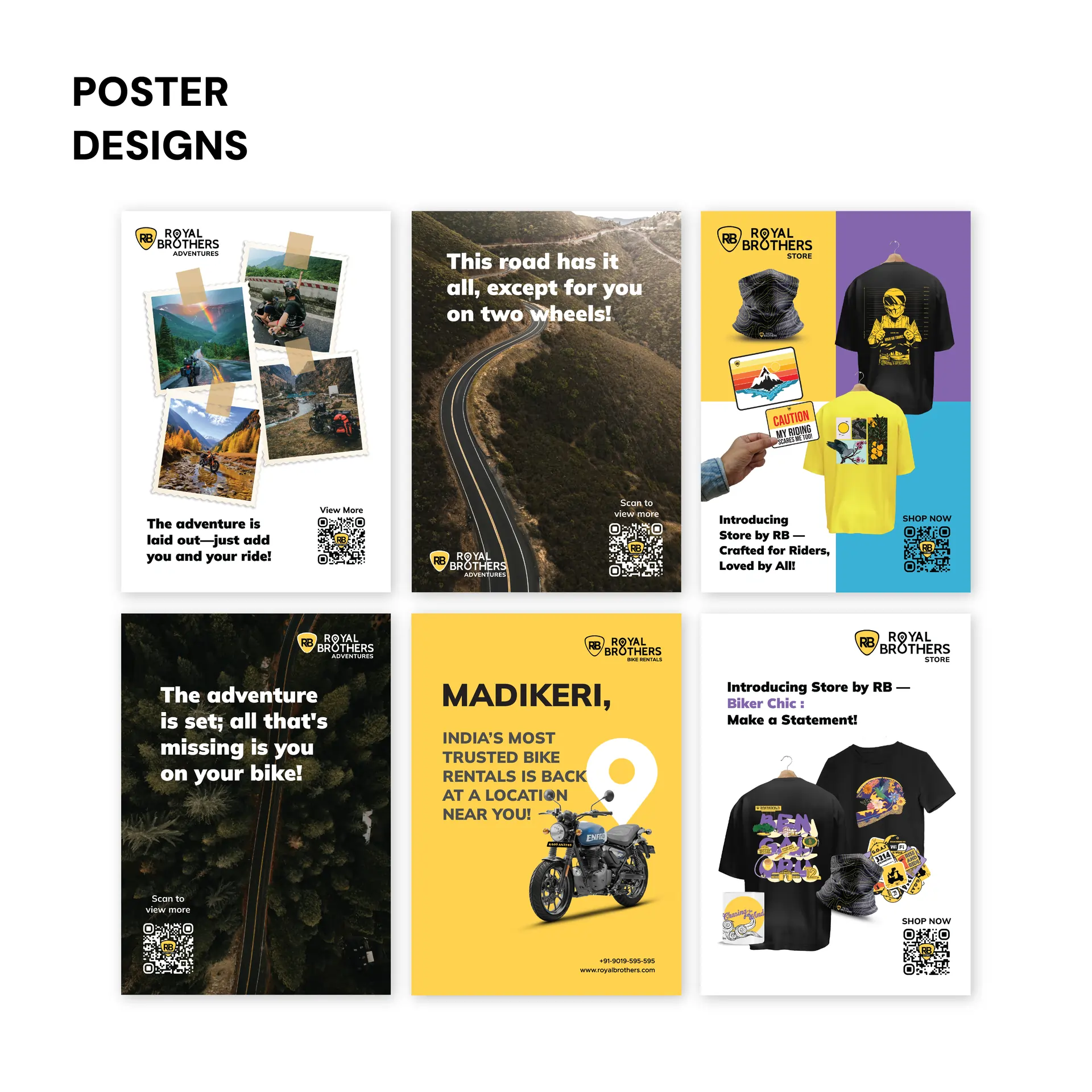 Poster Designs for Royal Brothers