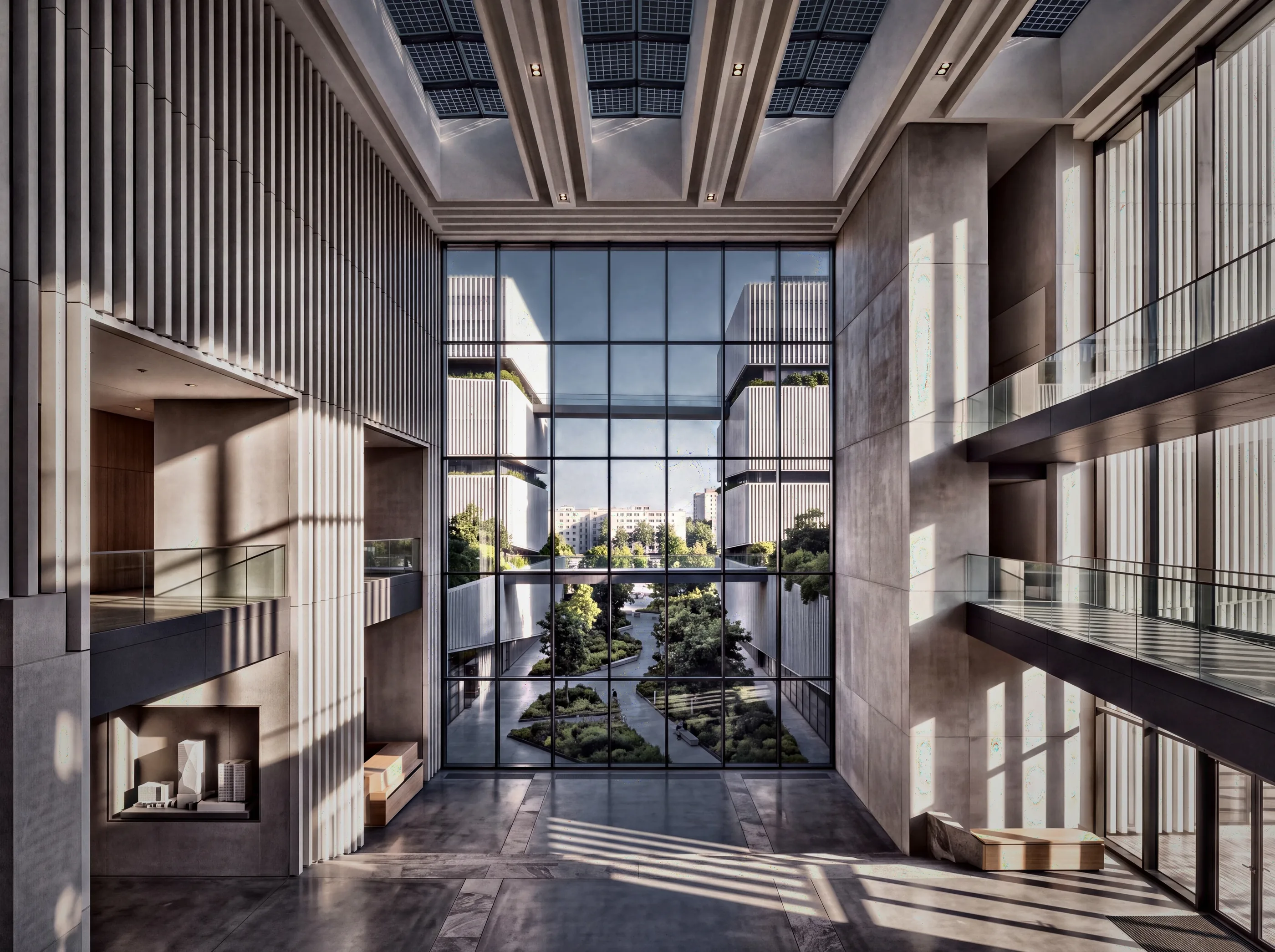 Northbank Office Campus, street view of an Atrium project
