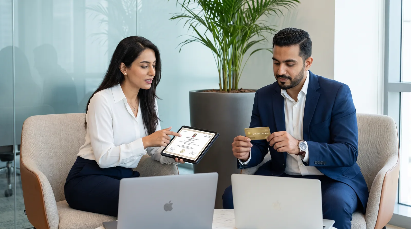 Attestation Requirements for Dubai Company Formation beside a Dubai trade license document and a modern