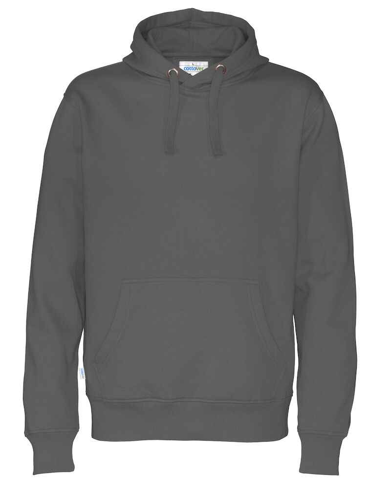 Fluo werkjas dames bij Vanatex — Cottover Hoodie Man – Gots Gecertificeerd