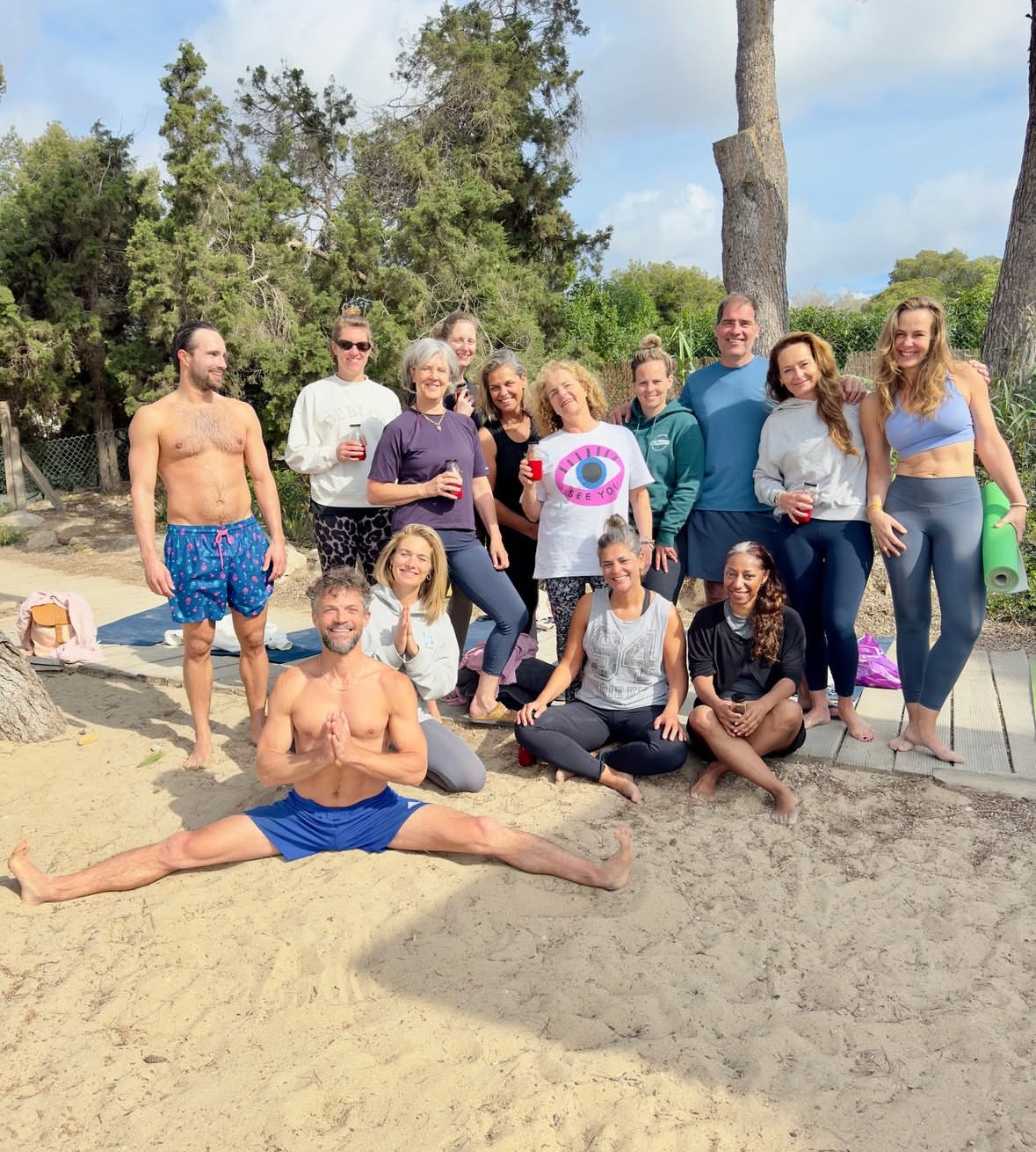 Foto van groep op de coaching retreat van Charlotte Duysens