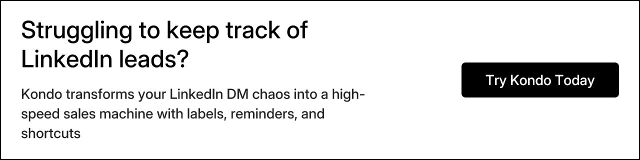 Struggling to keep track of LinkedIn leads?